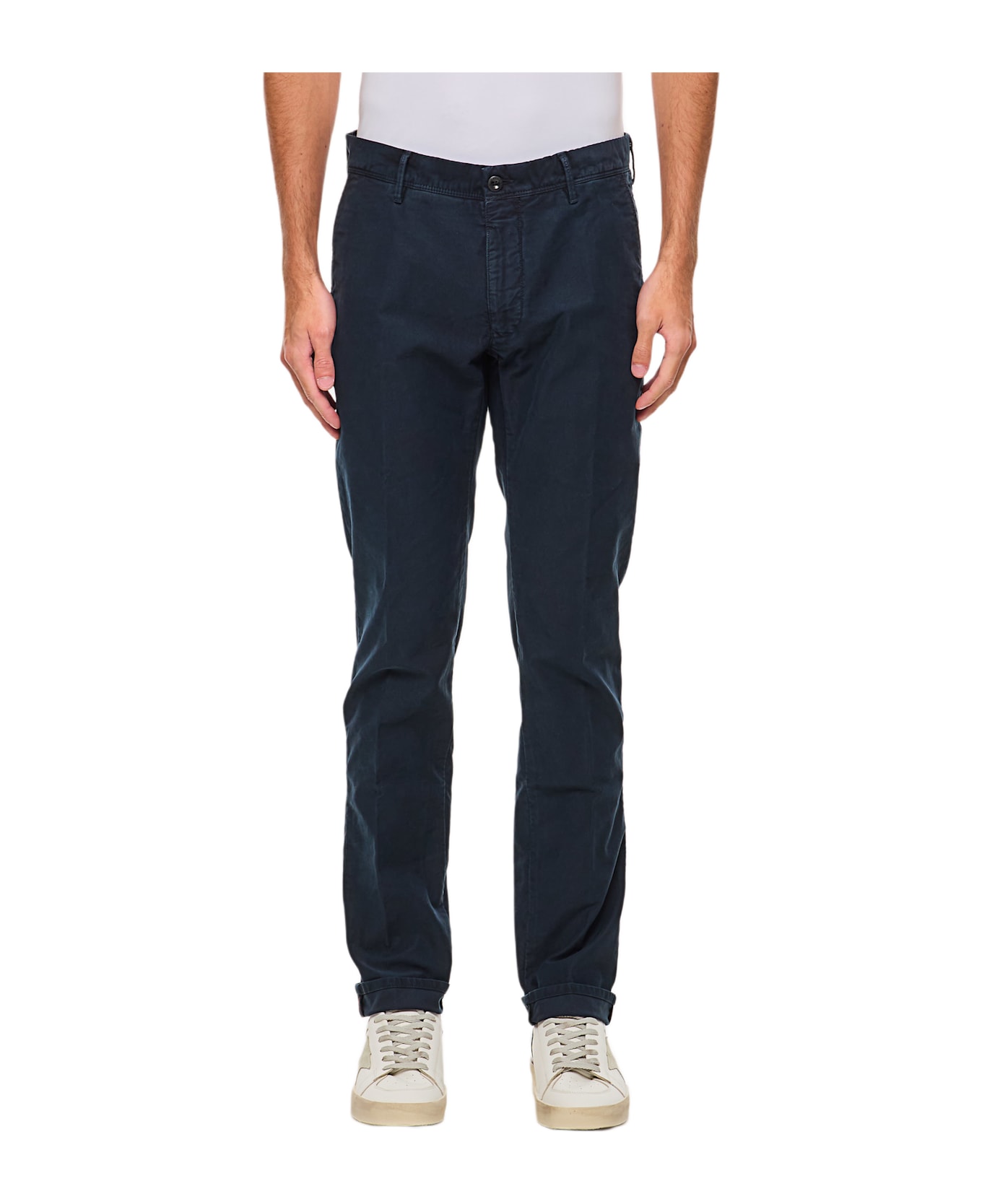 Incotex Slim Fit Trousers - Blue