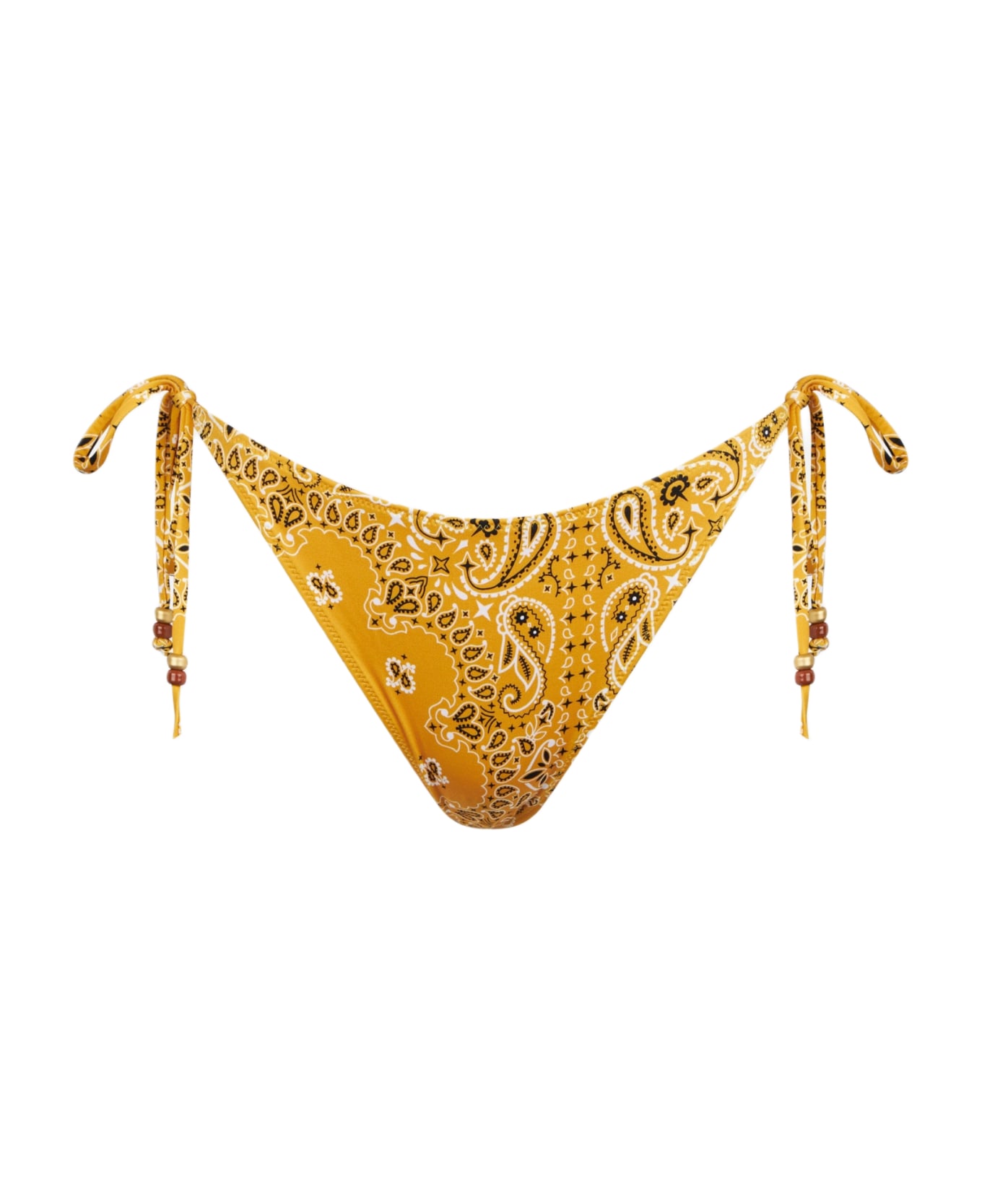 MC2 Saint Barth Woman Swim Briefs With Bandanna Print - YELLOW