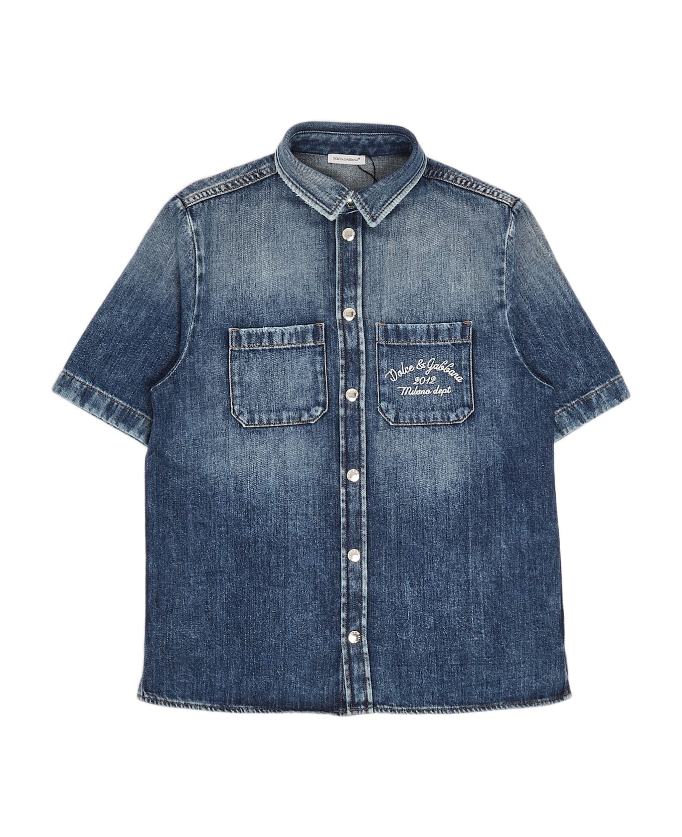 Dolce & Gabbana S/s Shirt Shirt - DENIM