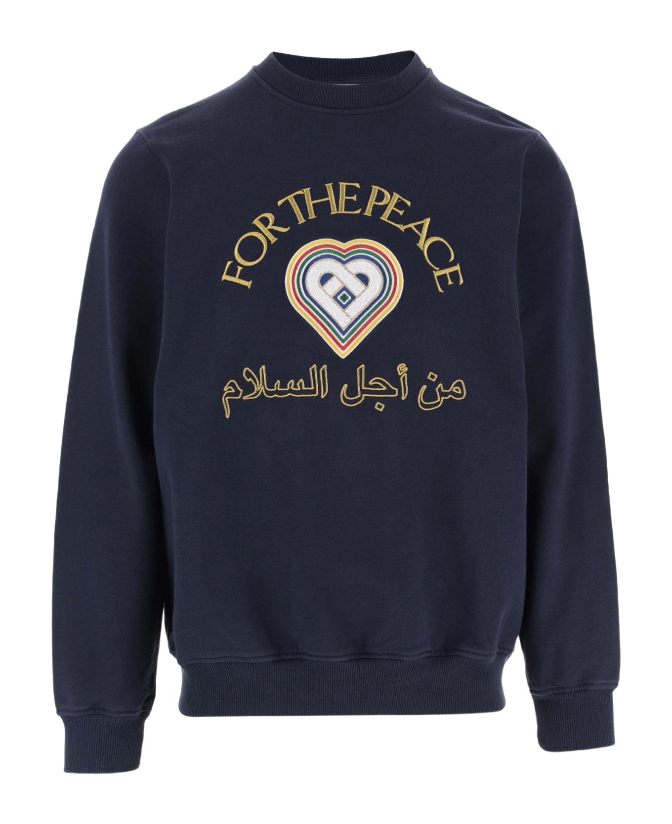 Casablanca Cotton Sweatshirt With Graphic Print