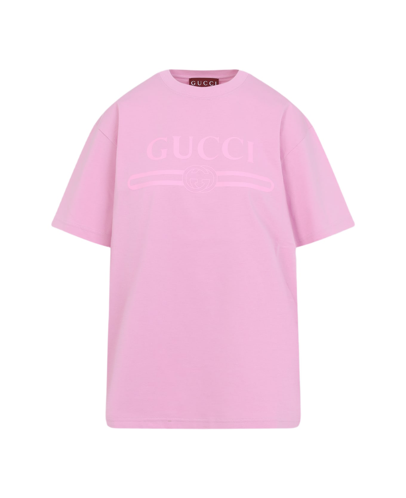 Gucci Logo T-shirt - Smooth Pink