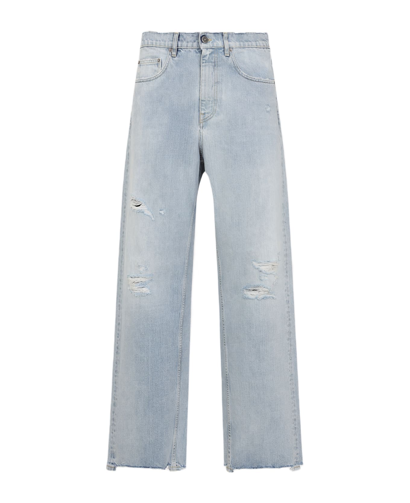 Golden Goose Morgan Wide Pants - Cloud Blue