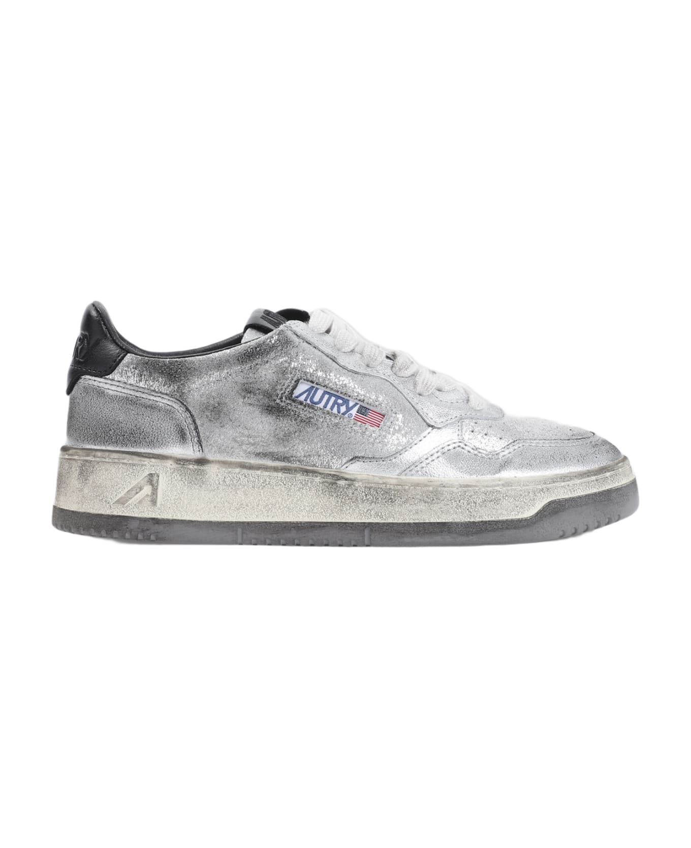Autry Super Vintage Sneakers - Silver Black