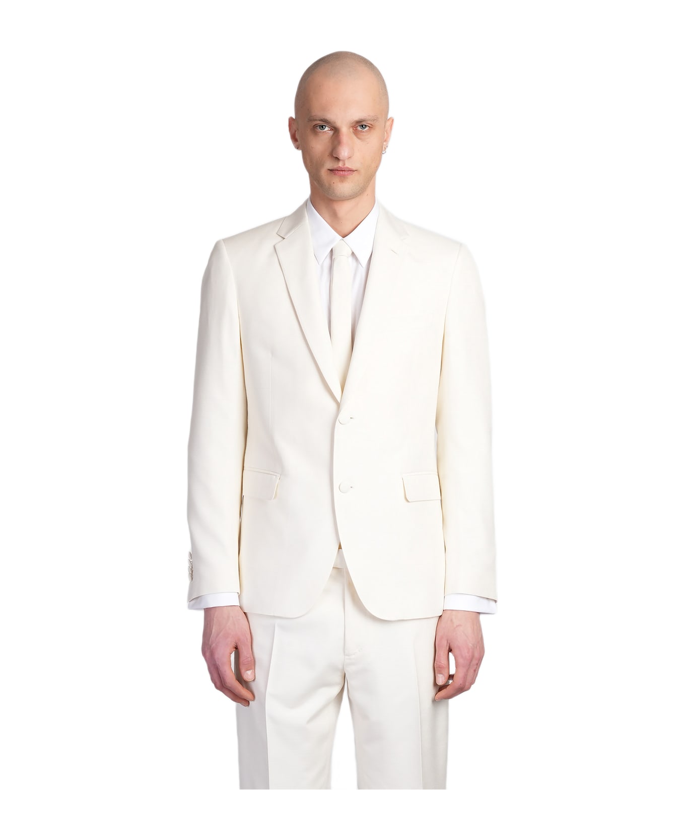 Lardini In Beige Silk - beige
