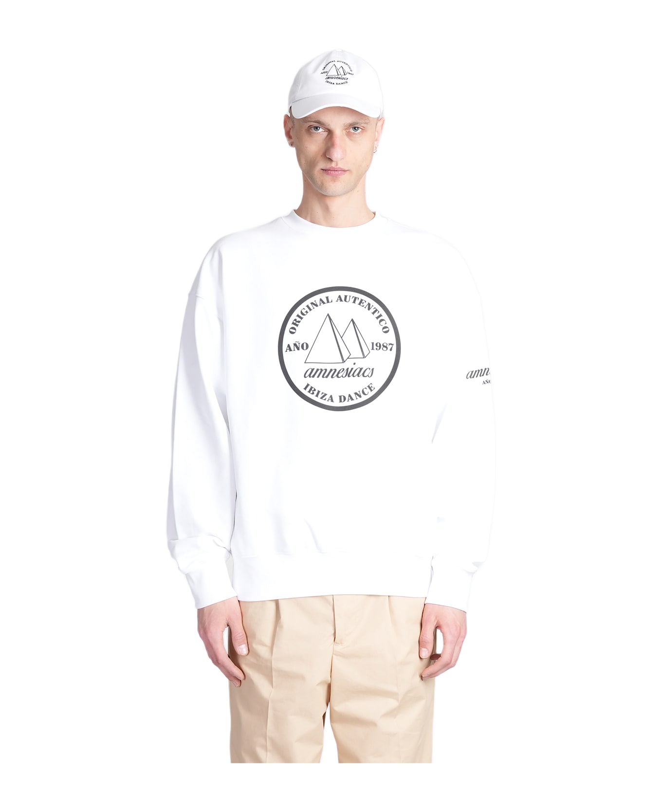 Bally Sweatshirt In White Cotton - white