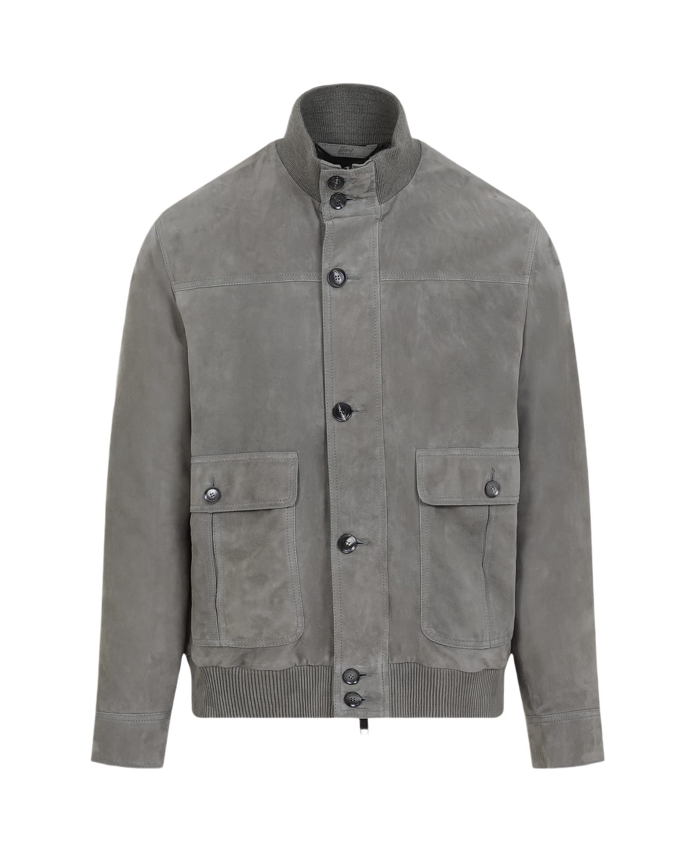 Brioni Suede Leather Blouson - Loden