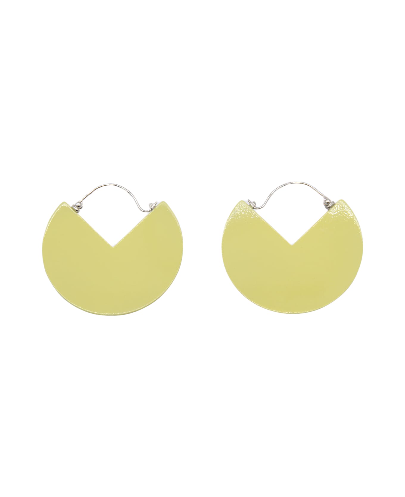 Isabel Marant Light Yellow And Silver '90 Earrings - LIGHT YELLOW/SILVER
