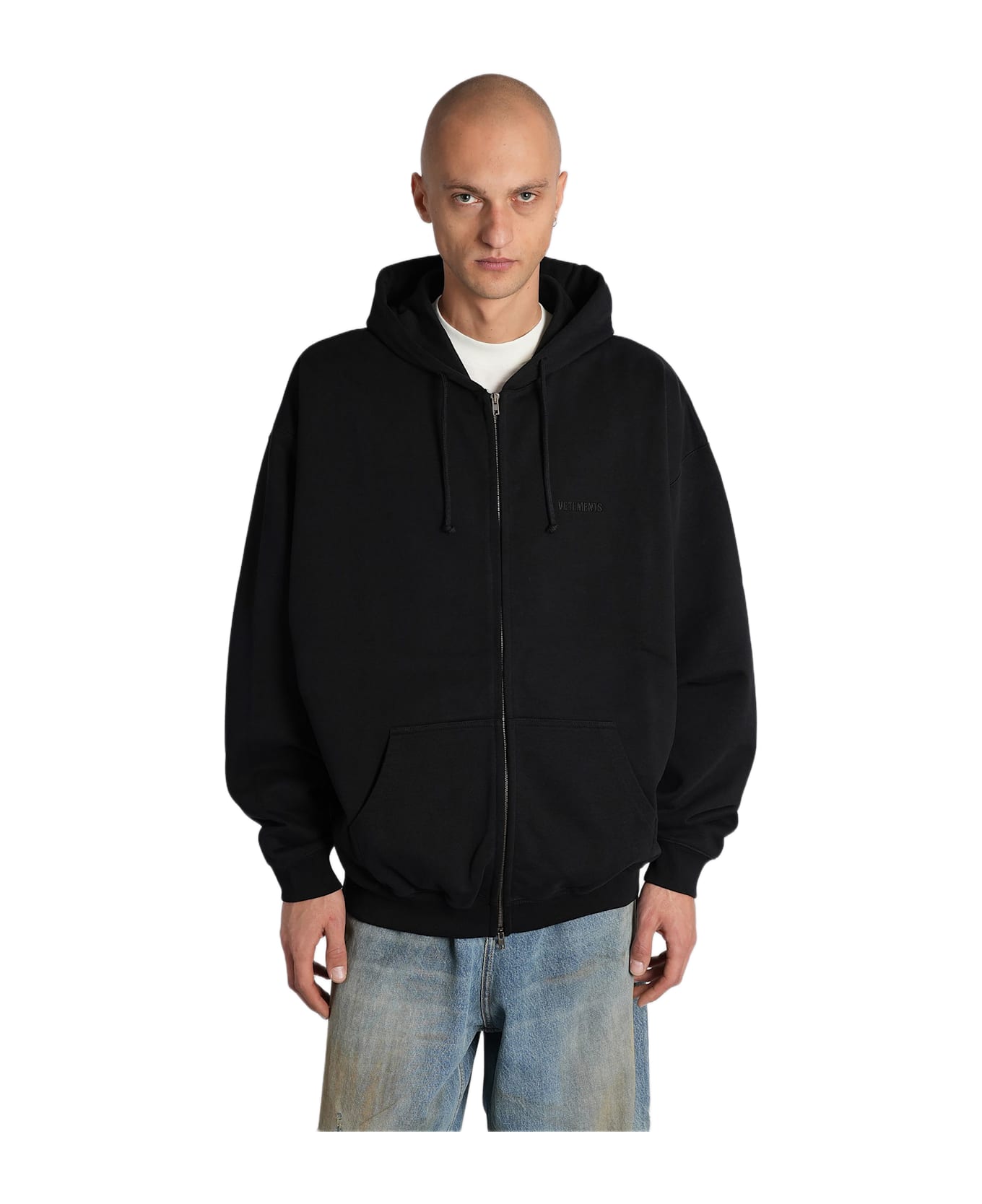 VETEMENTS Sweatshirt In Black Cotton - black