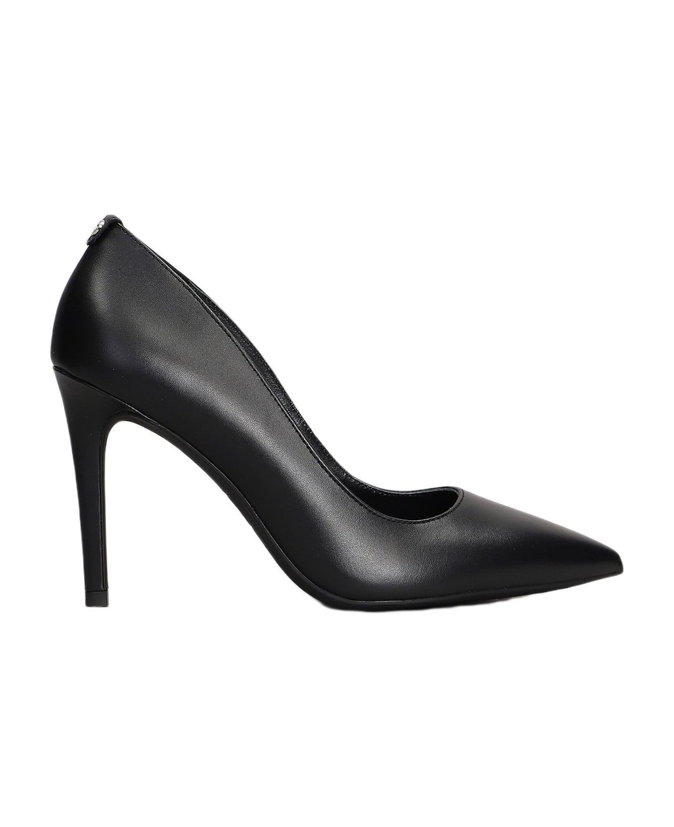 Michael Kors Alina Flex High Pump Pumps In Black Leather - black
