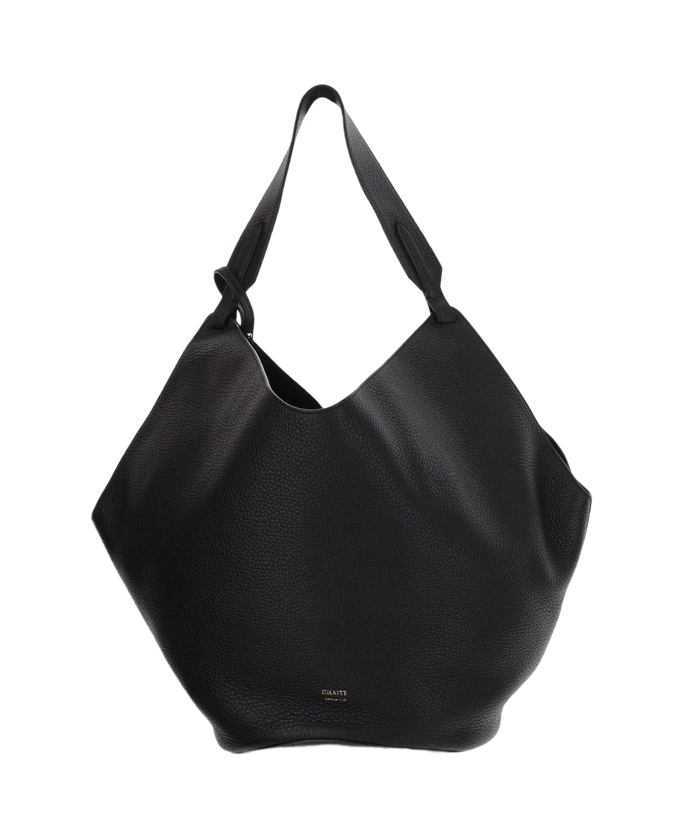 Khaite Lotus Medium Shoulder Bag - Black ショルダーバッグ