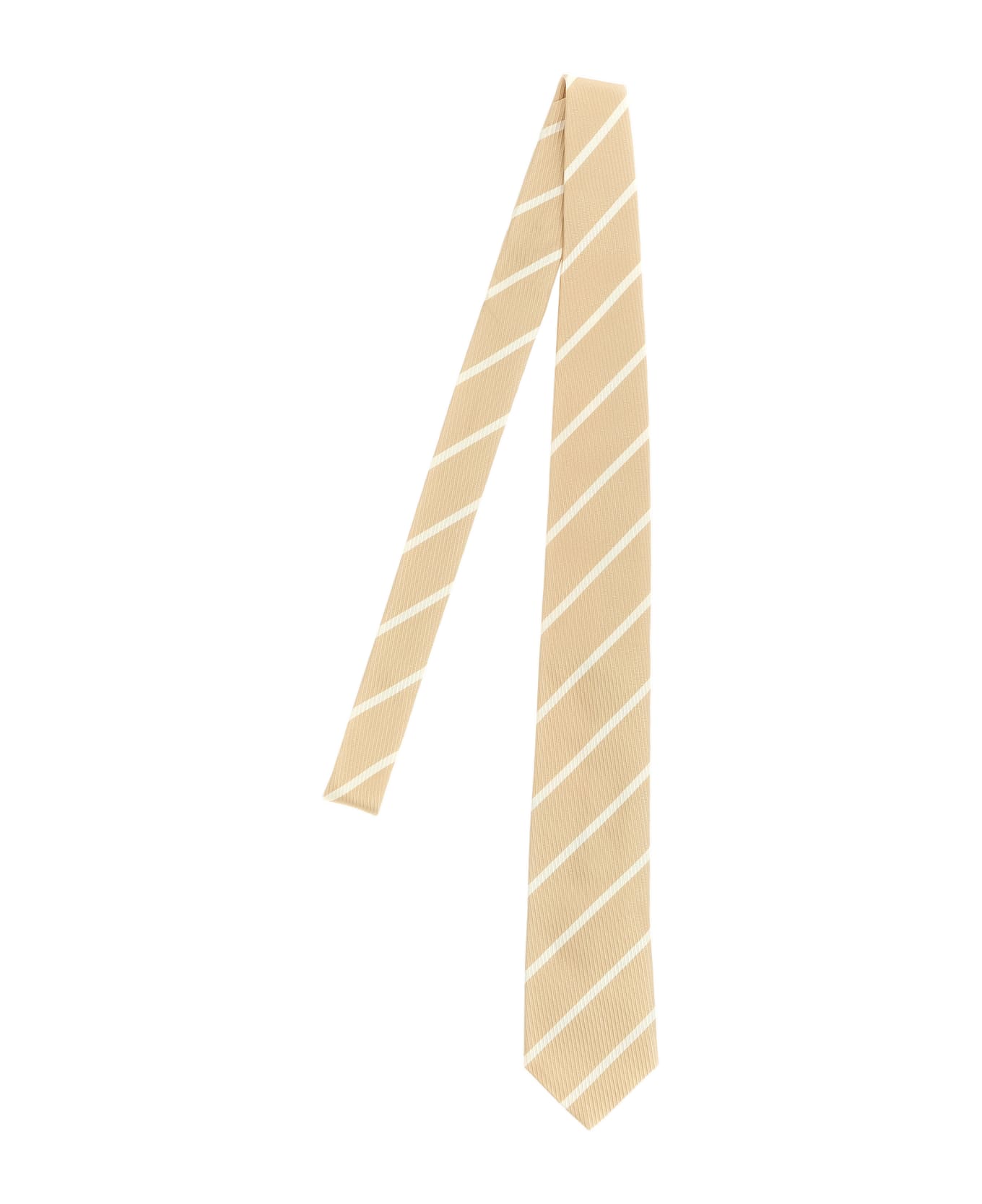 Brunello Cucinelli Silk Tie - Beige