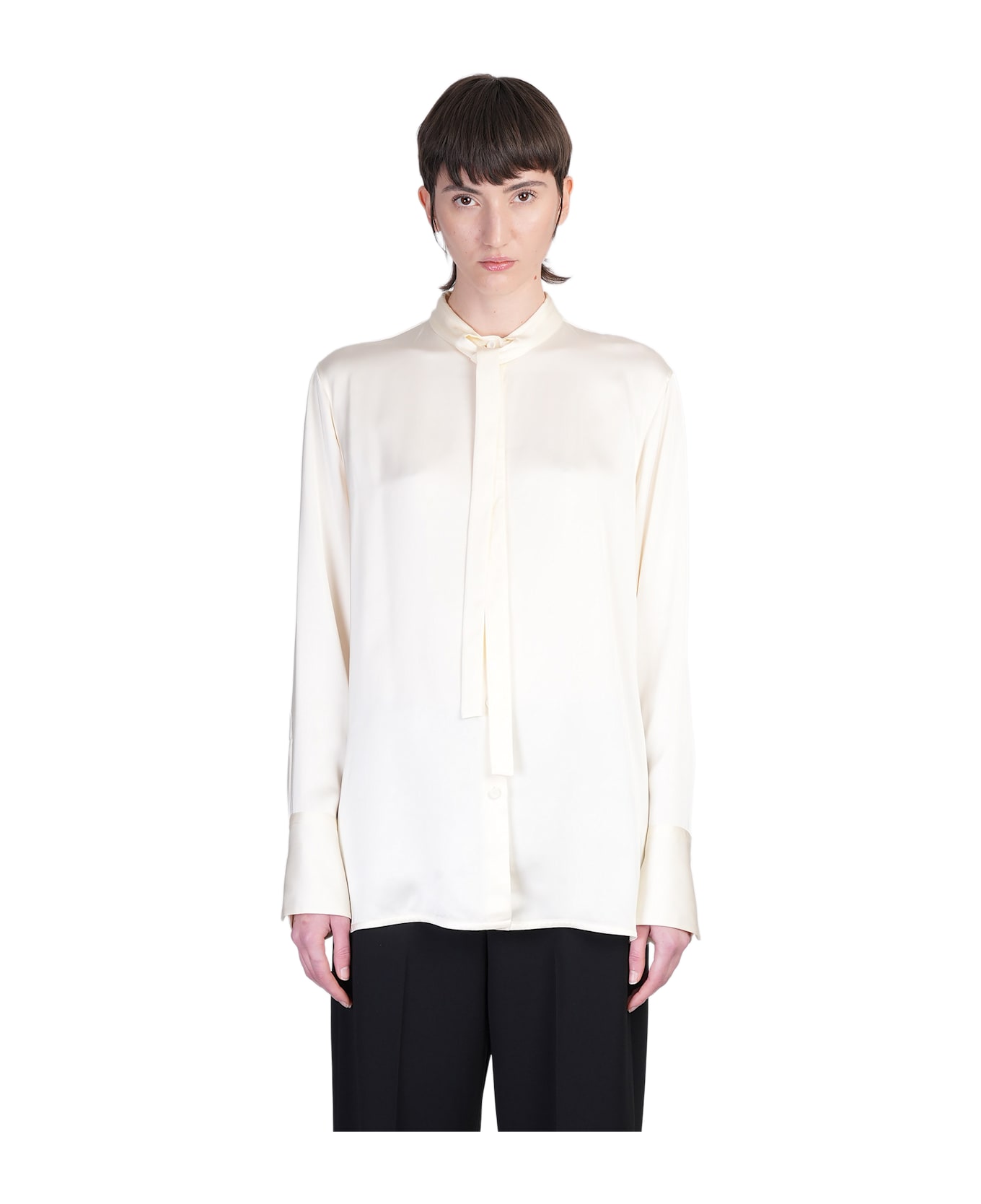 Jil Sander Shirt 97 Shirt In Beige Viscose - beige