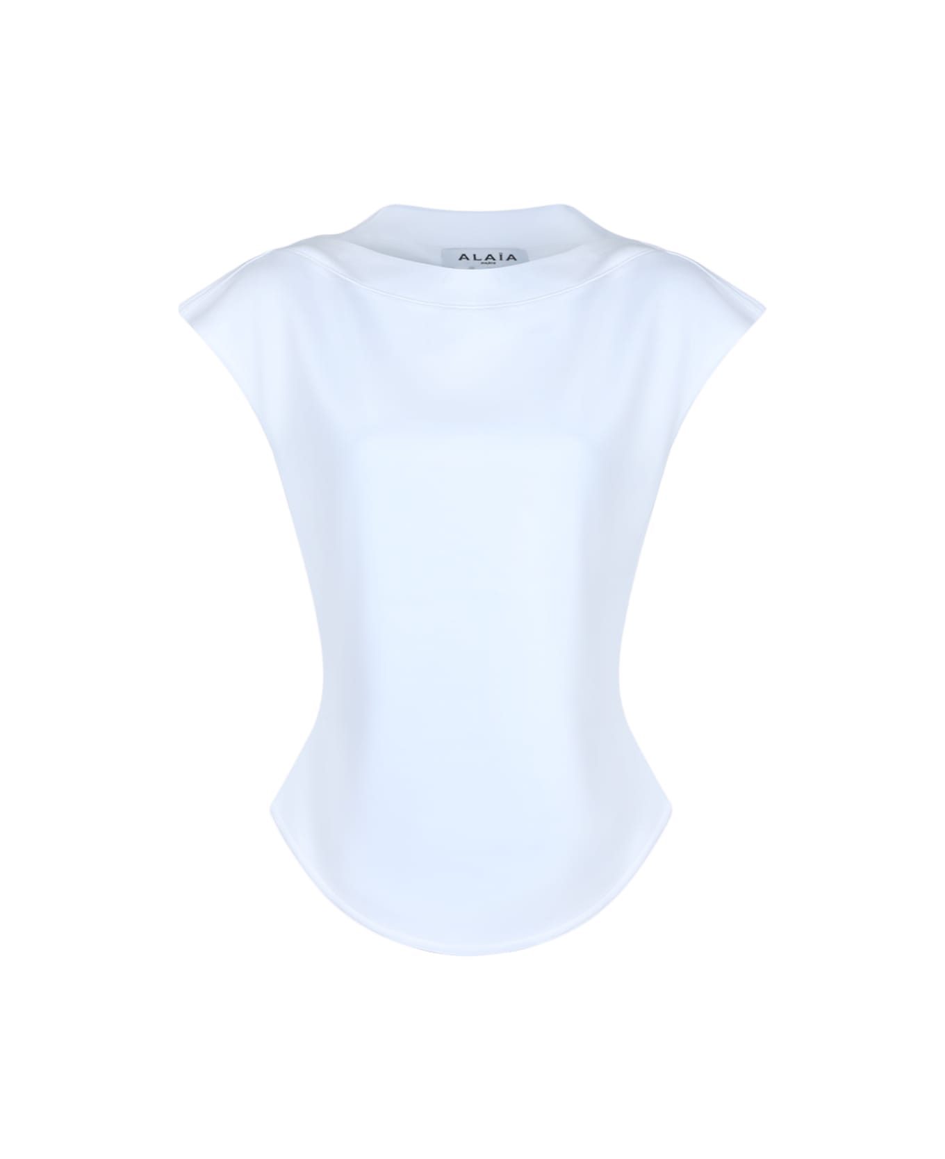 Alaia White Cotton T-shirt - White