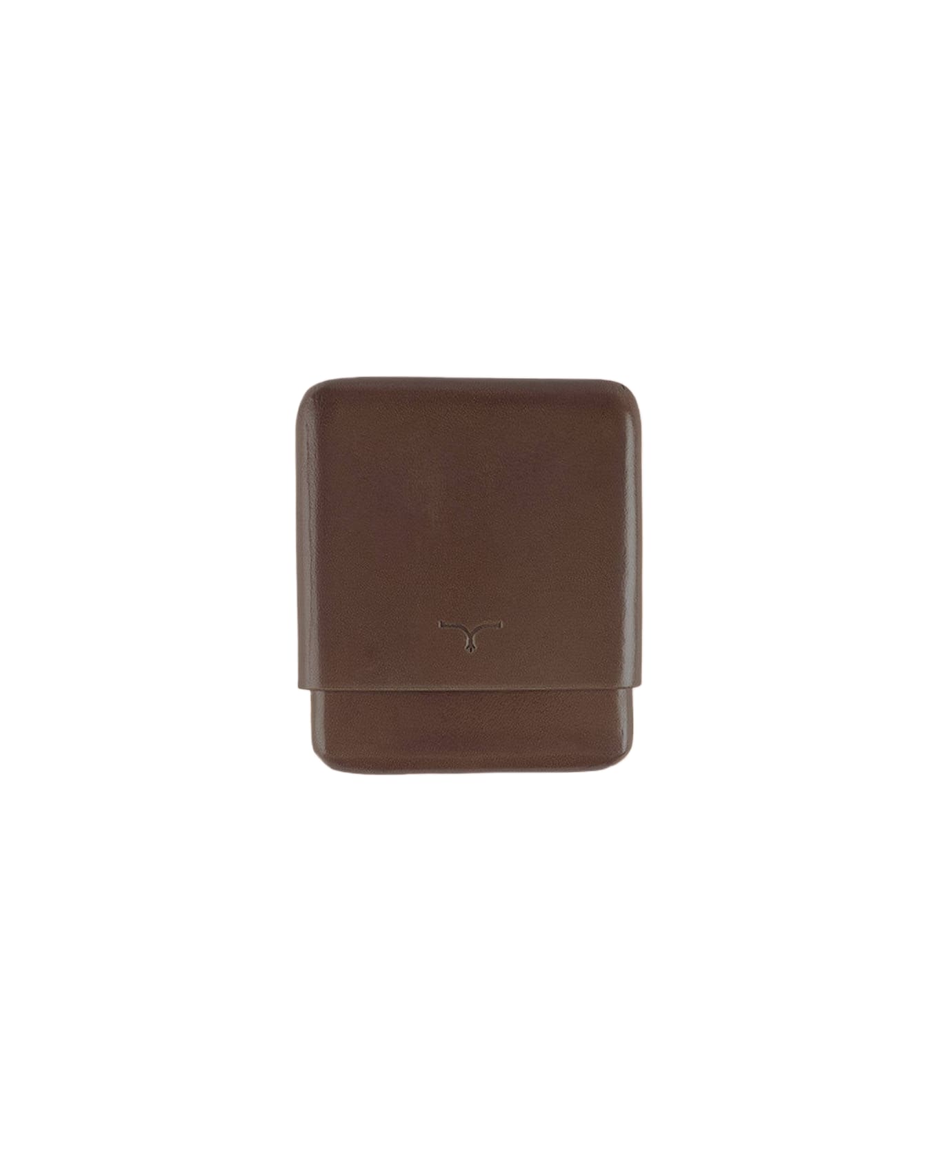 Larusmiani Cigarette Case Cover Reyes Del Morro Ten  - Coffee