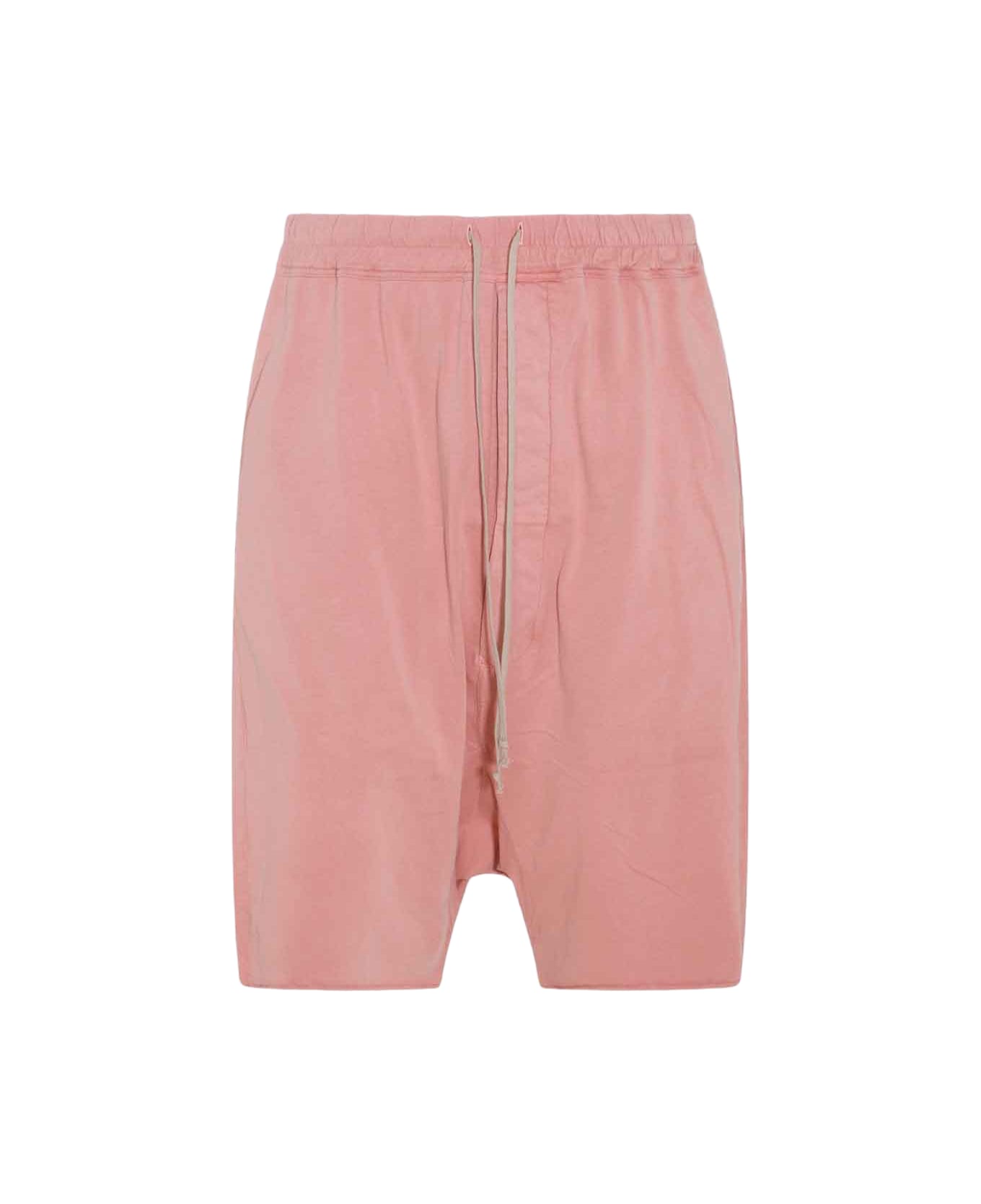 DRKSHDW Pink Cotton Shorts - Pink