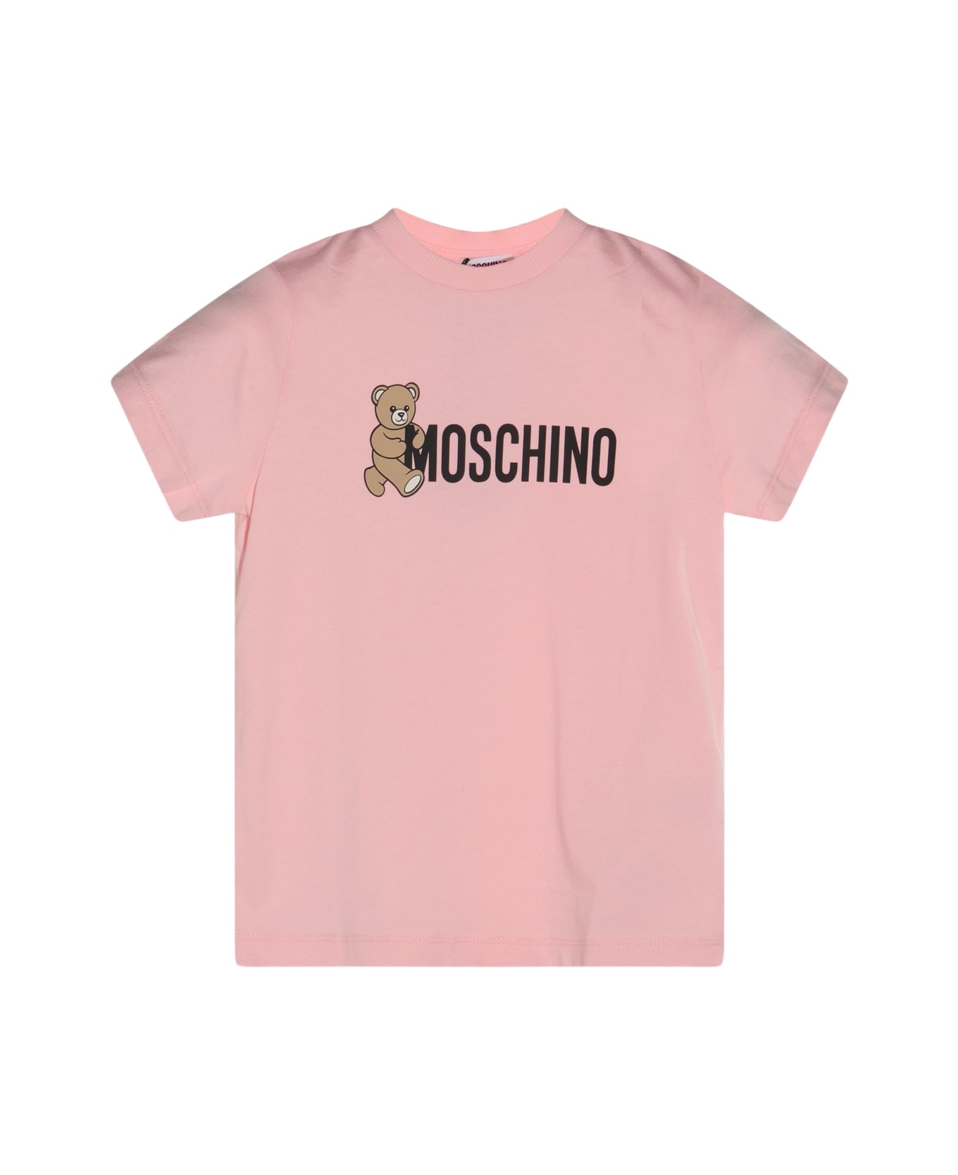 Moschino Pink Cotton T-shirt - SUGAR ROSE