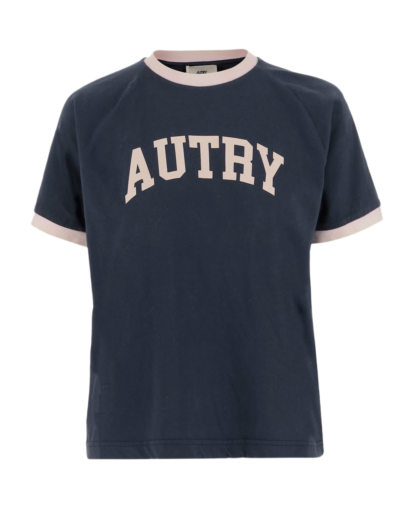 Autry Cotton T-shirt With Logo - Red