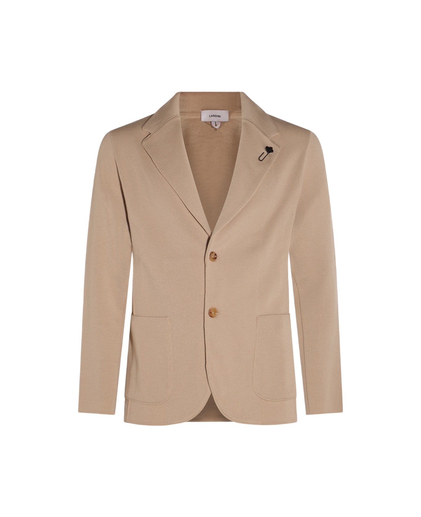 Lardini Beige Wool Knitwear - Beige