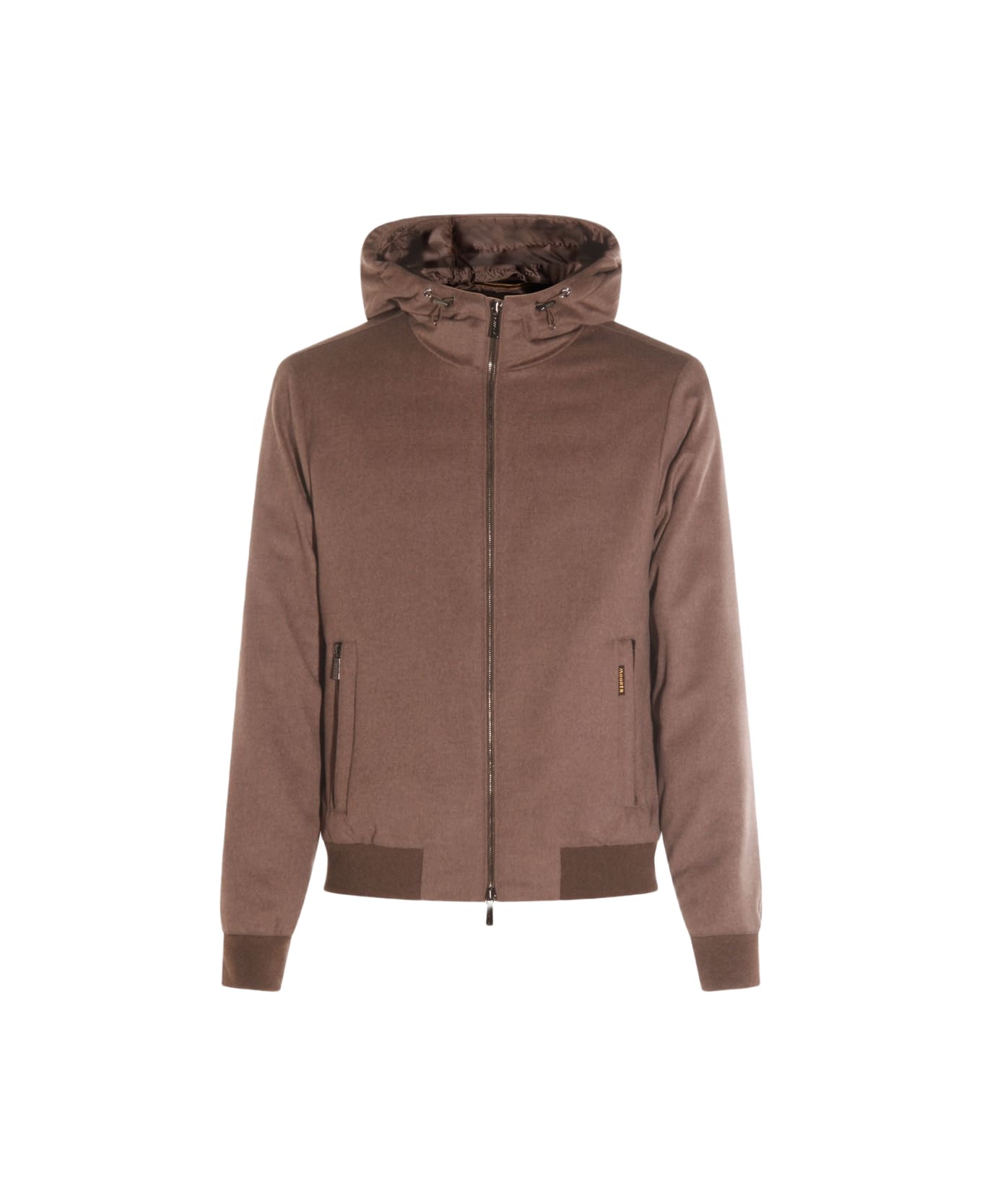 Moorer Brown Wool Oniro Down Jacket - NUT