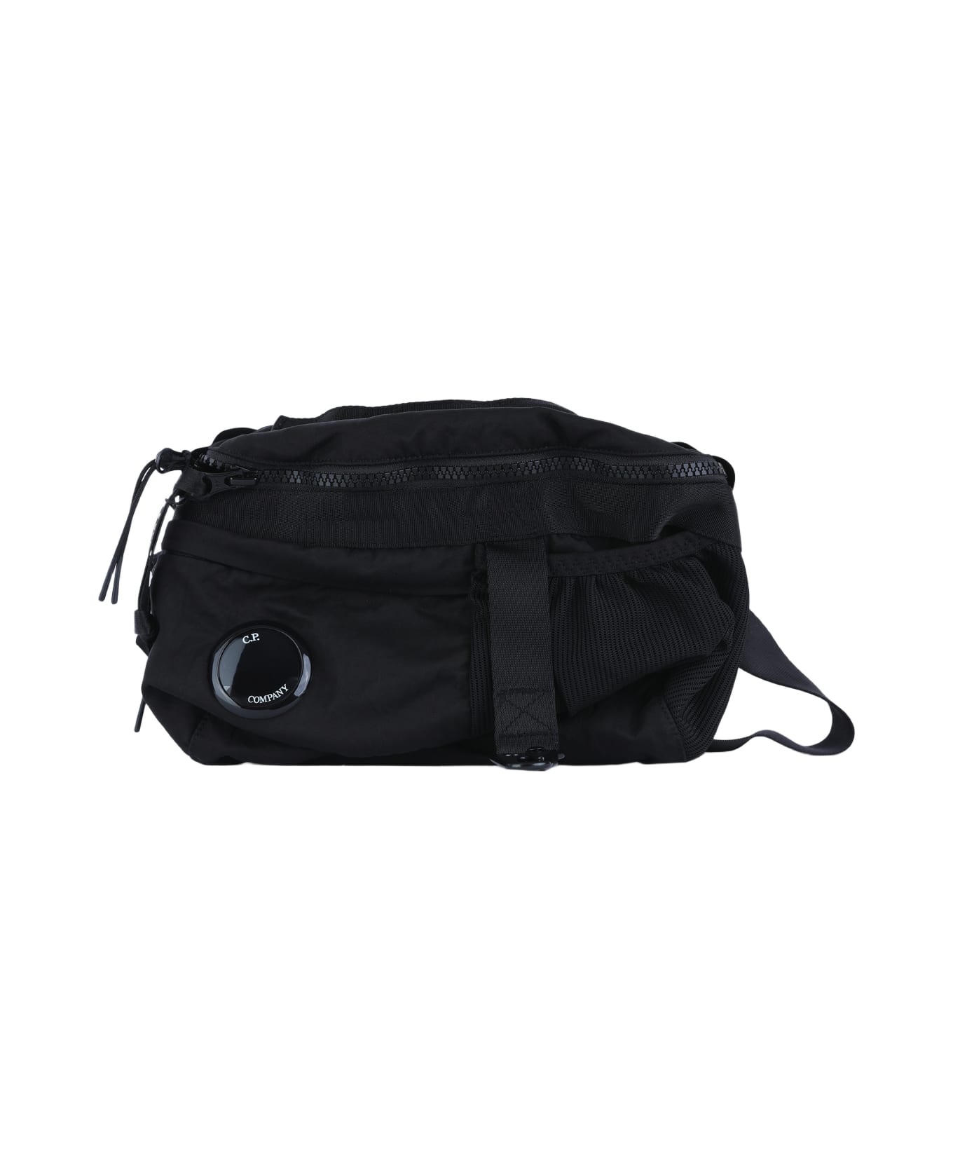 C.P. Company Black Belt Bag - Black