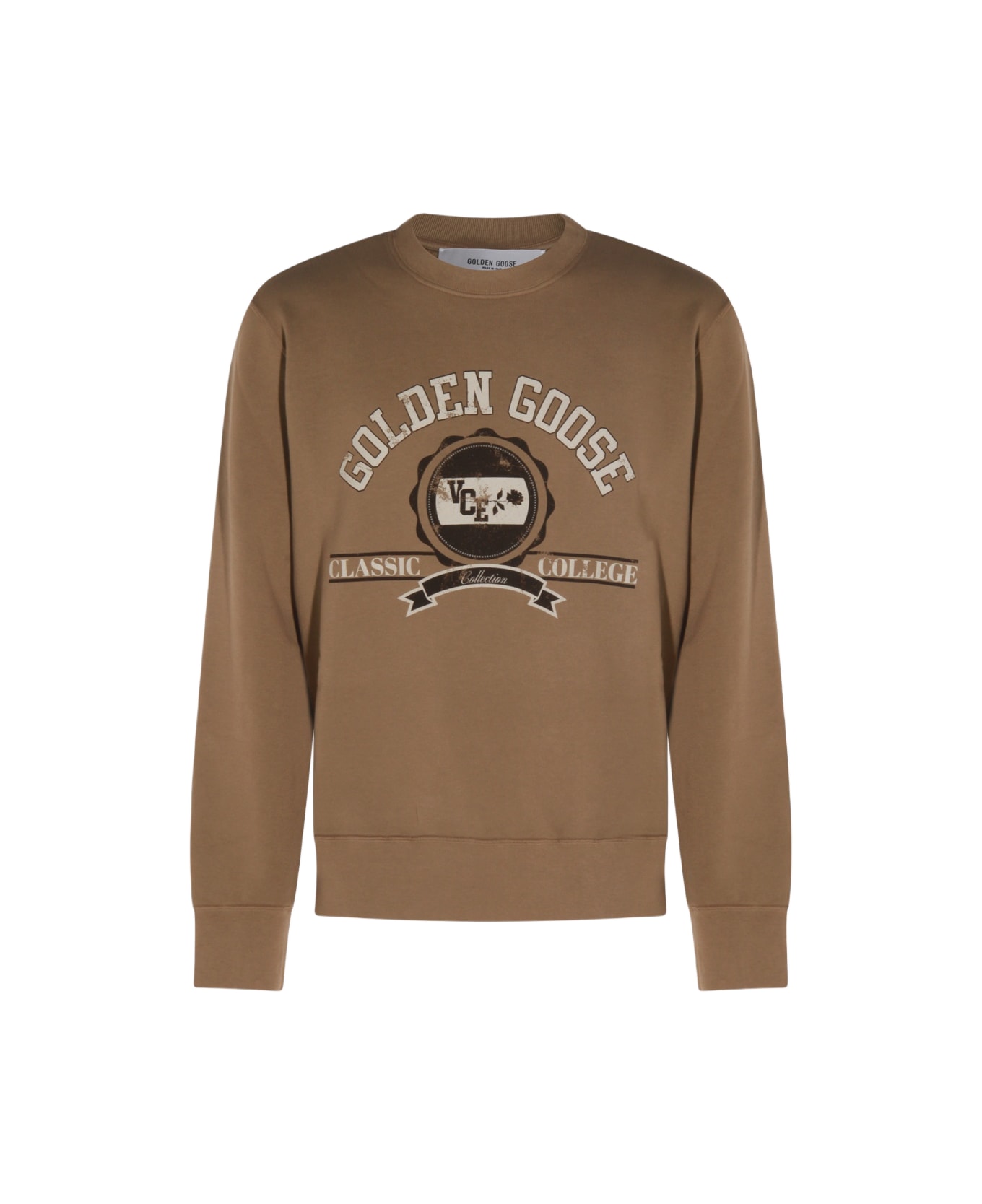 Golden Goose Beige Cotton Sweatshirt - Beige