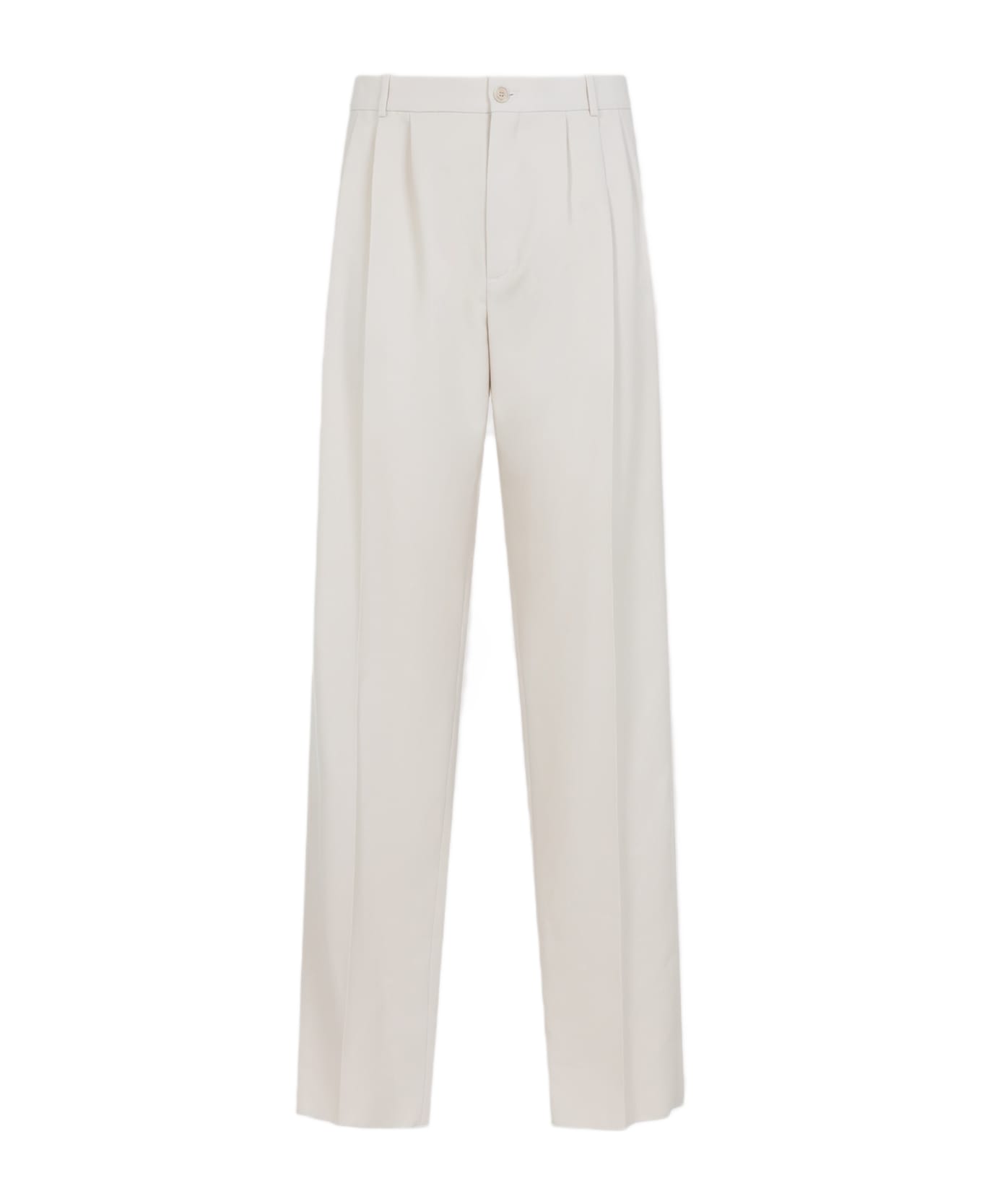 Saint Laurent Wool Pants - Beurre