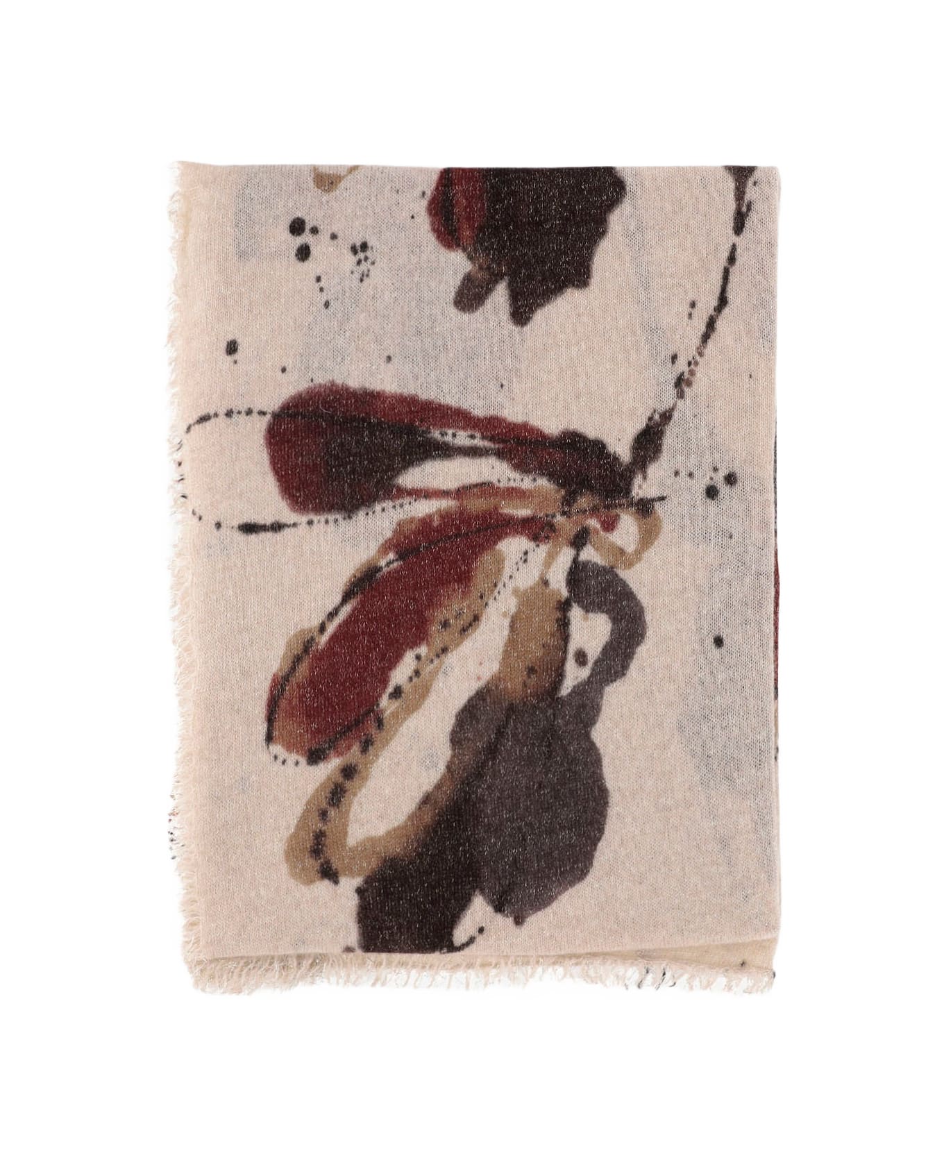 Faliero Sarti Luxuria Cashmere Blend Scarf - Red