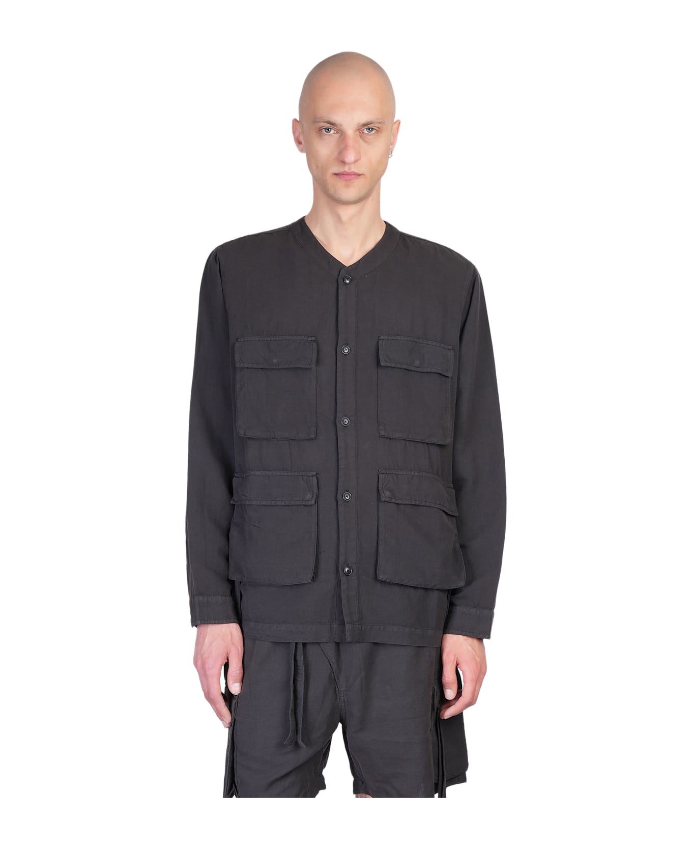 Maharishi Casual Jacket In Black Cotton - black