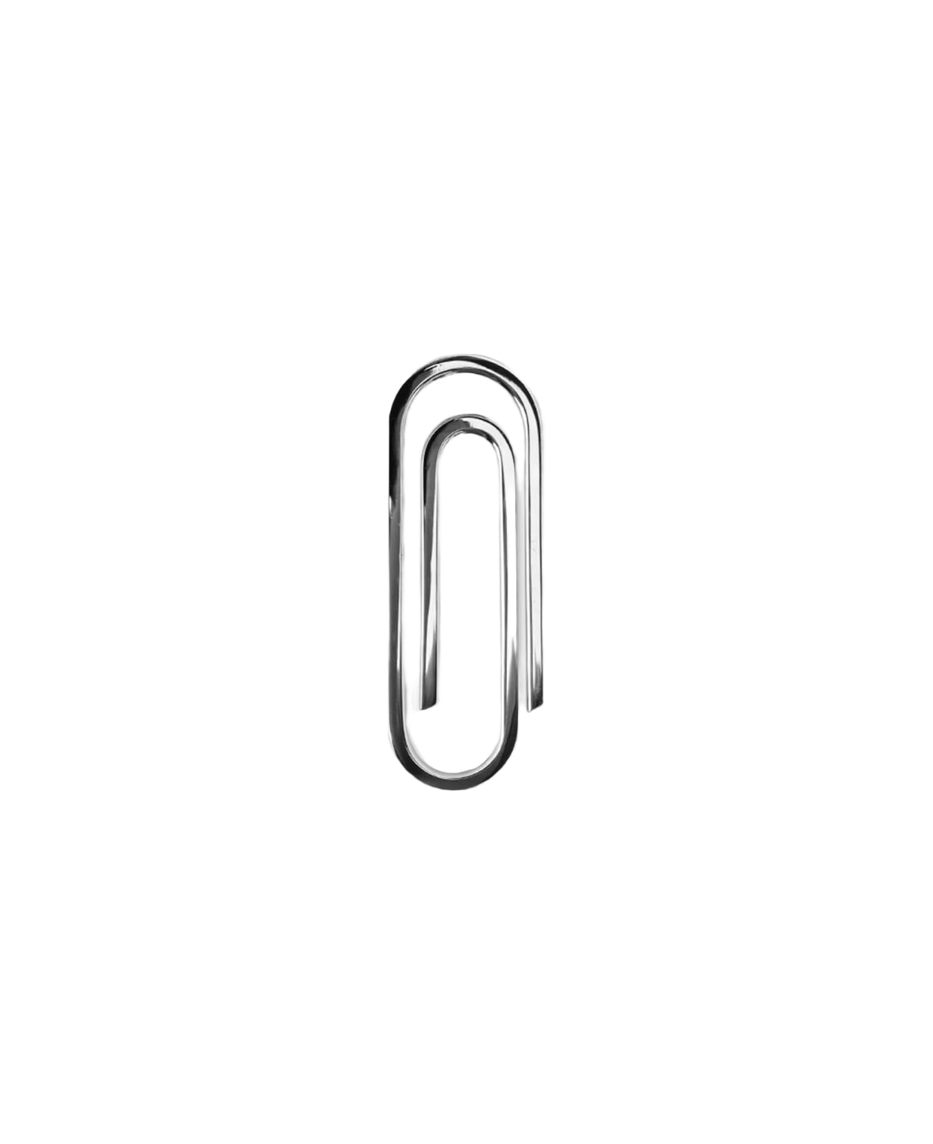 Larusmiani Money Clip Scrooge Wallet - Silver