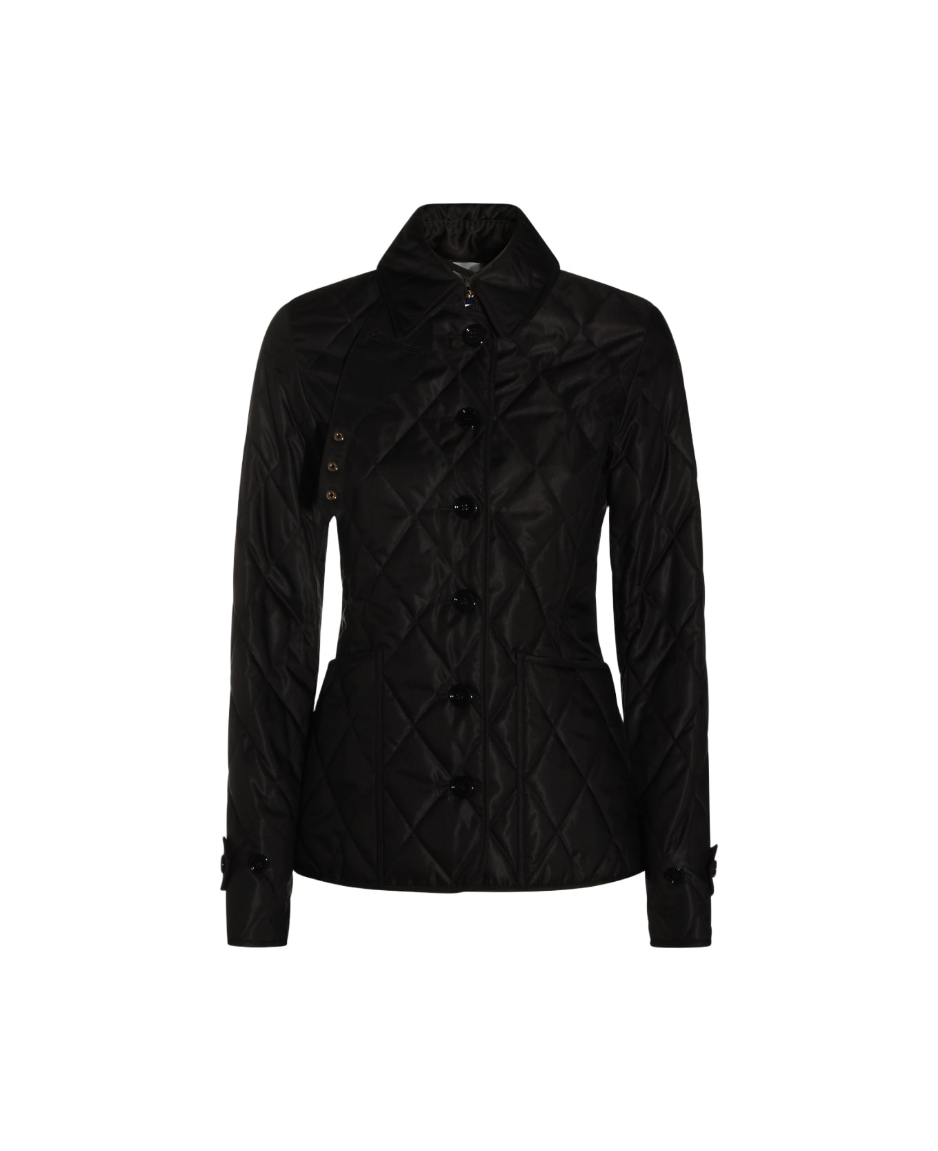 Burberry Black Down Jacket - Black