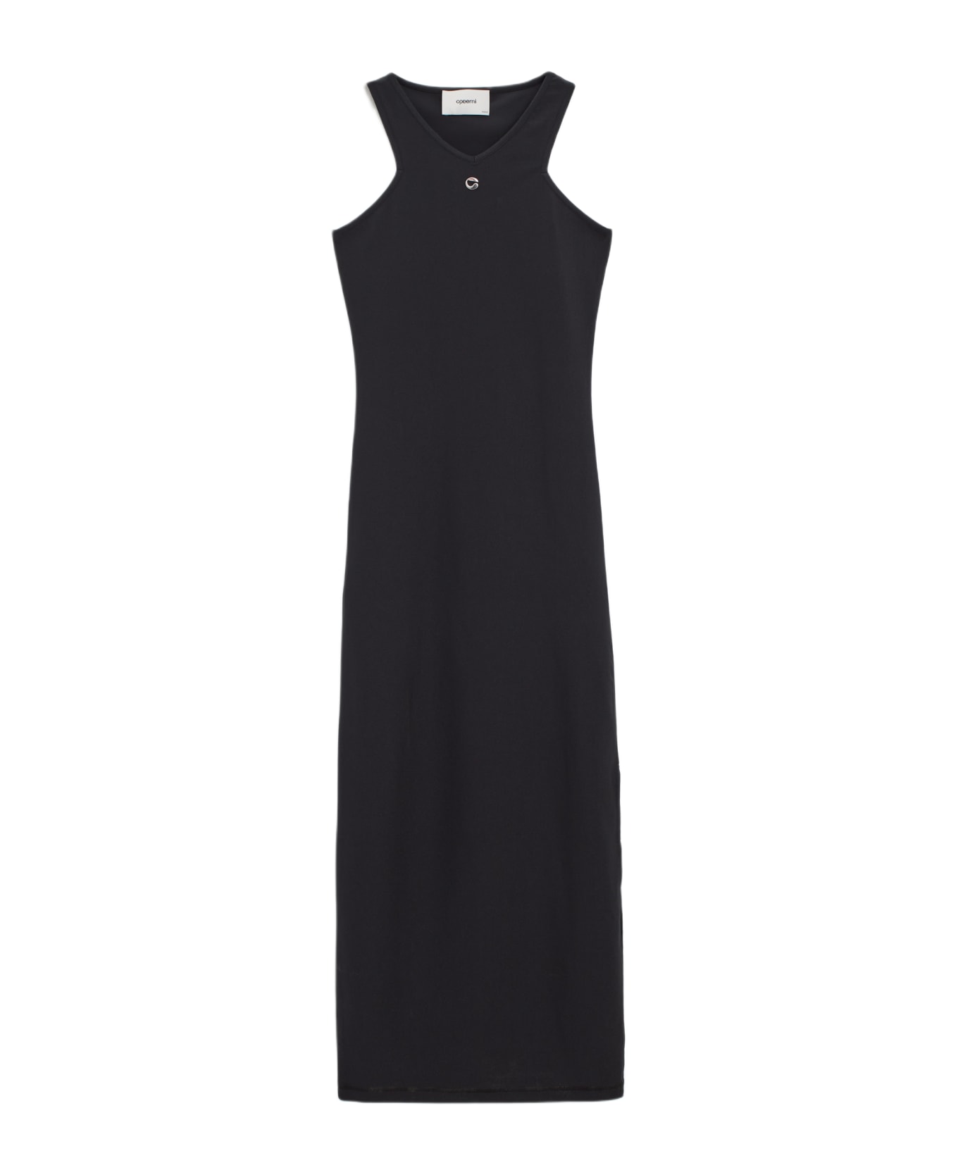 Coperni Knitted Tank Top Dress - black