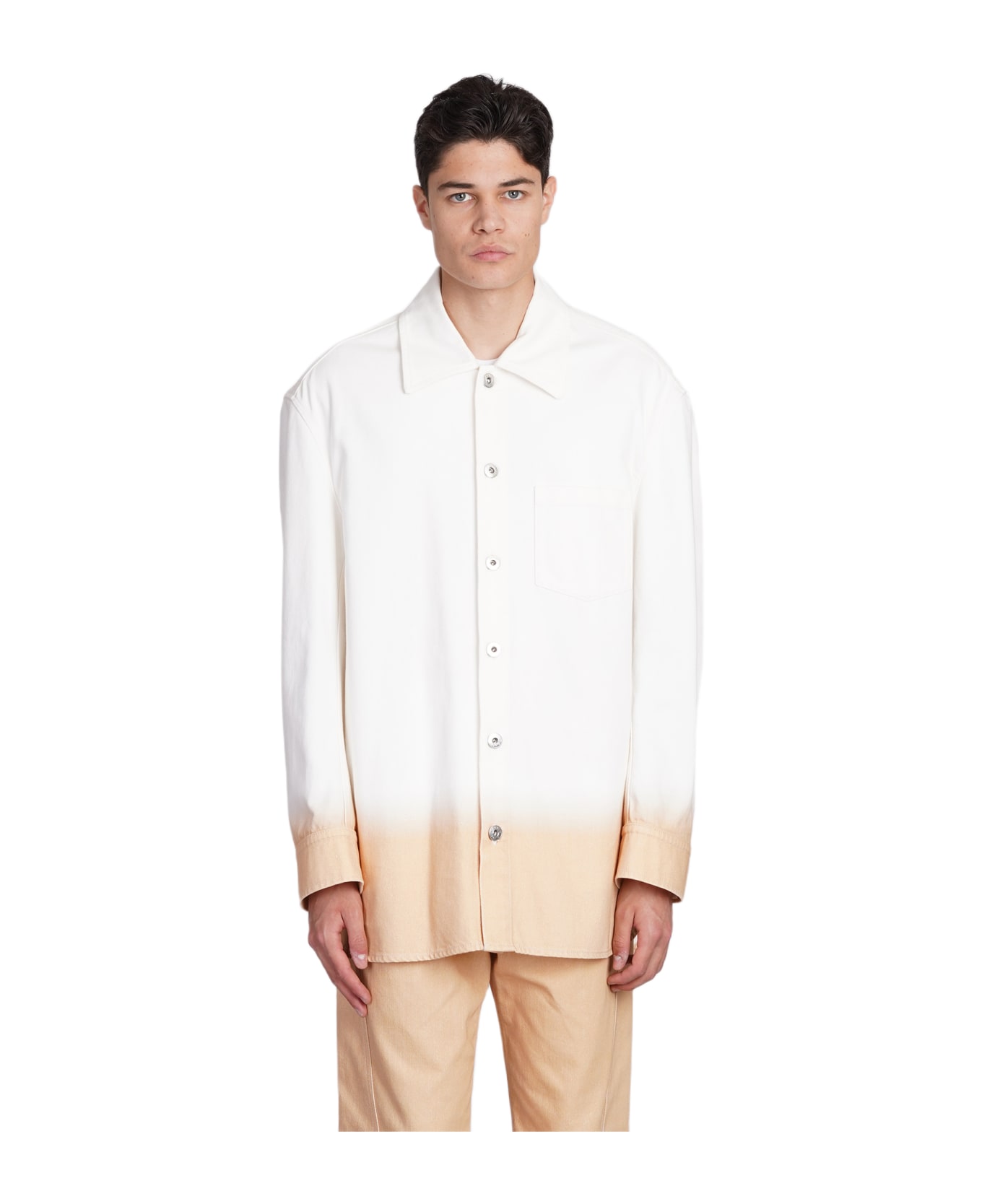 Lanvin Denim Jackets In White Cotton - white