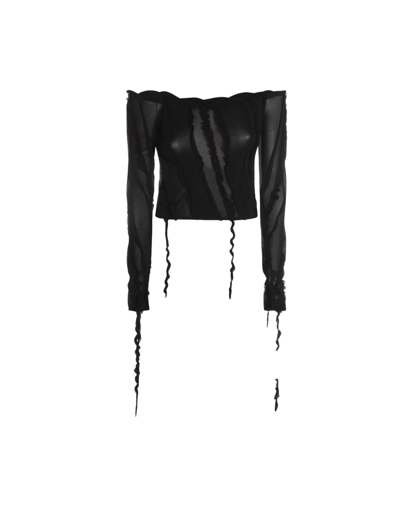 Blumarine Black Viscose Top - Black