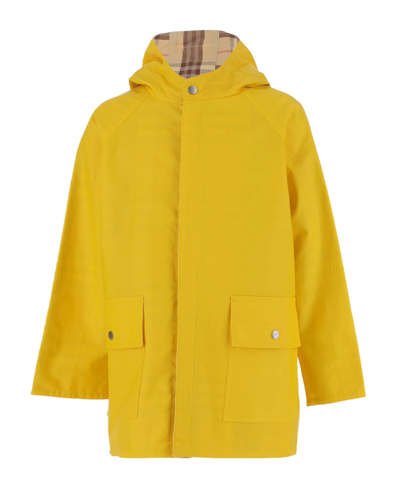 Burberry Reversible Cotton Coat - Yellow