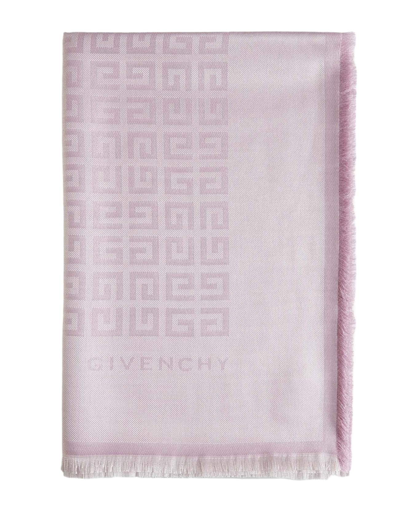 Givenchy 4g Silk And Wool Shawl - Rosa スカーフ＆ストール