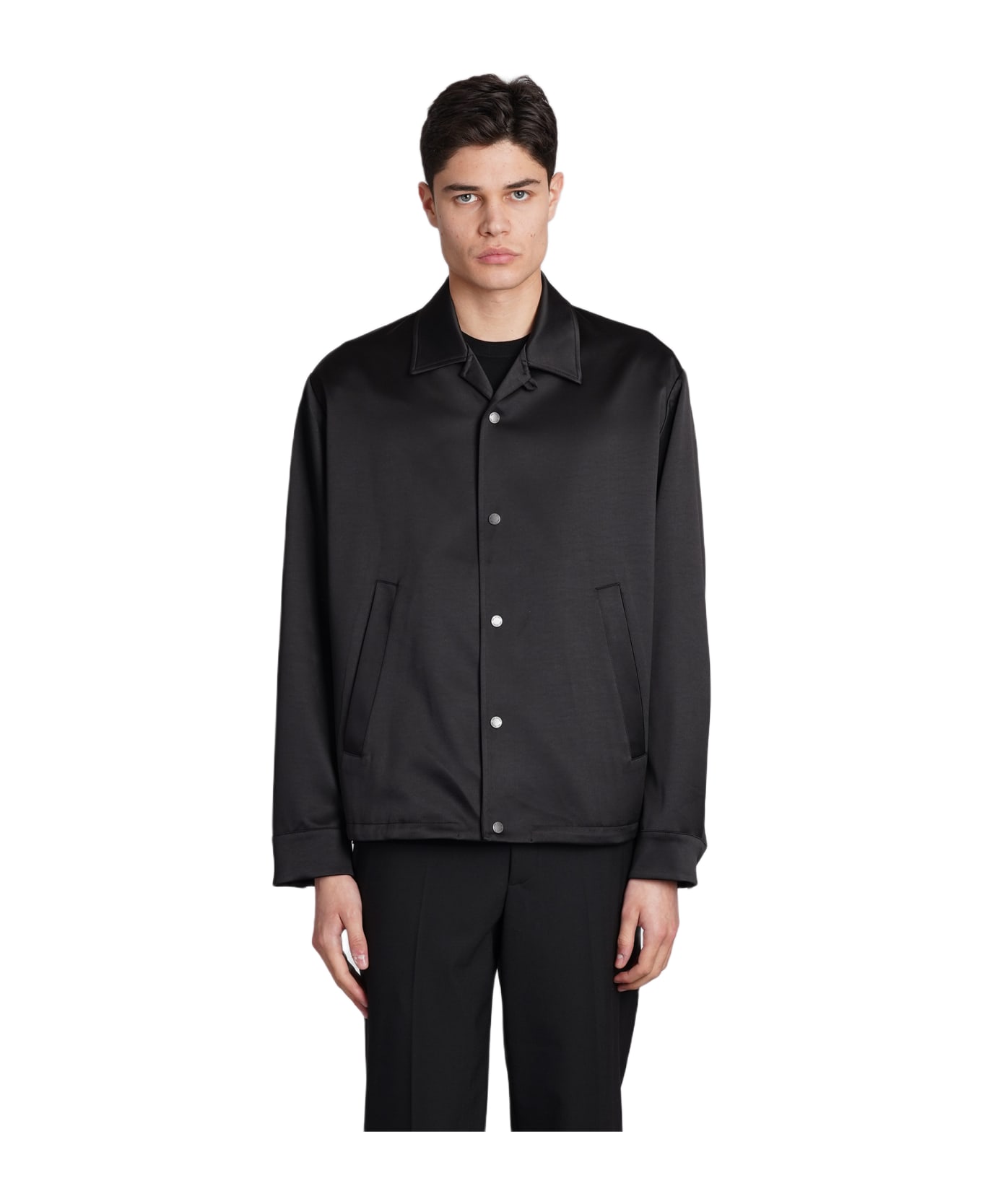Neil Barrett Shirt In Black Polyester - black
