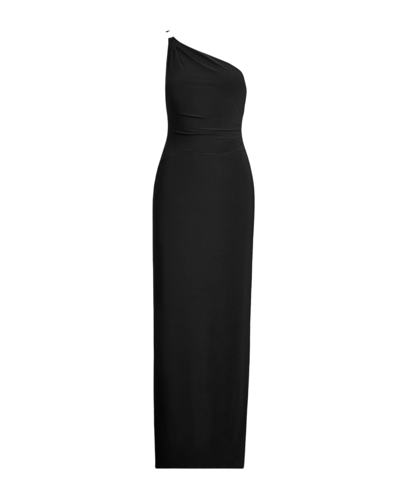 Ralph Lauren Belina One Shoulder Evening Dress - Black ワンピース＆ドレス