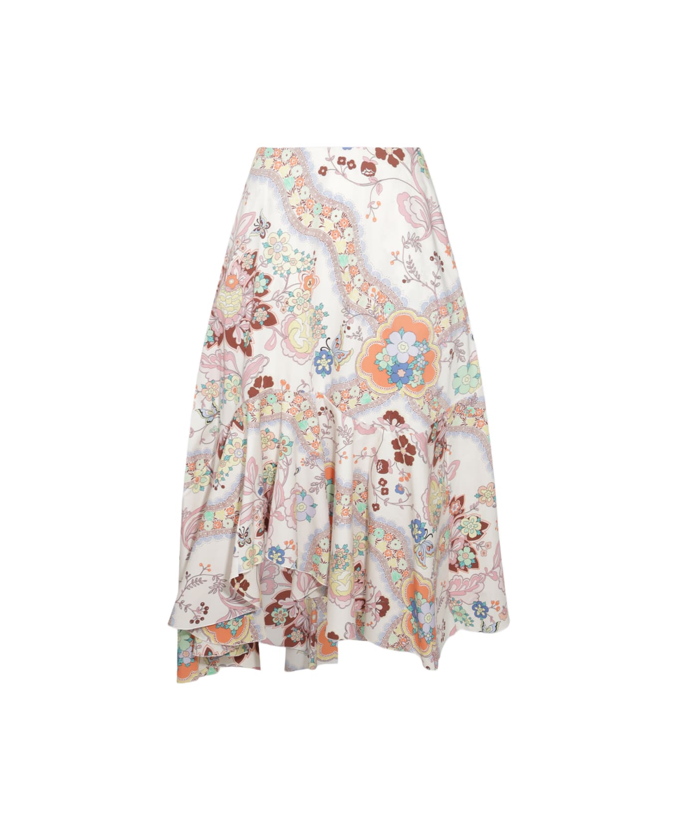 Etro Midi Skirt - Red