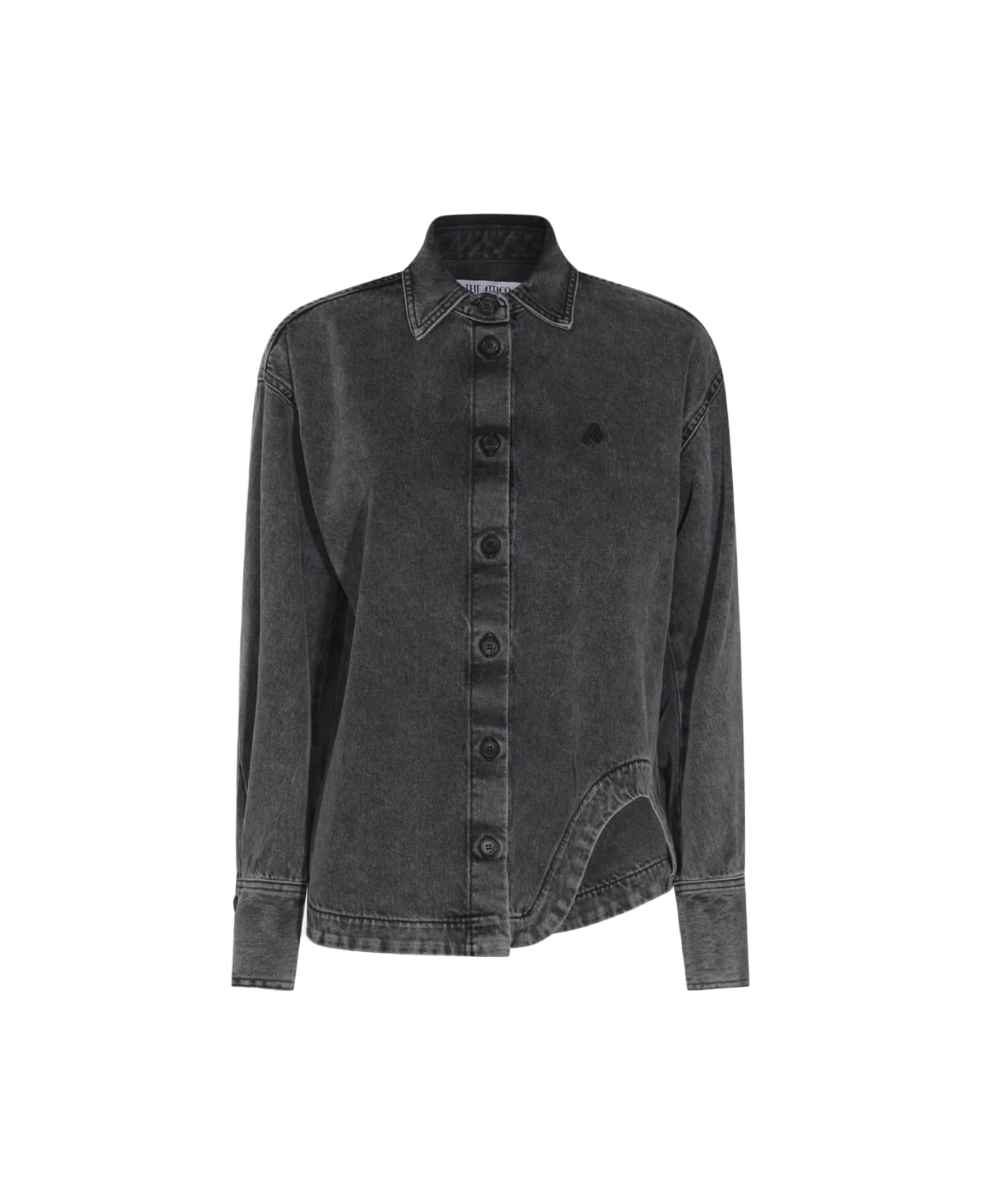 The Attico Black Cotton Shirt - BLACK