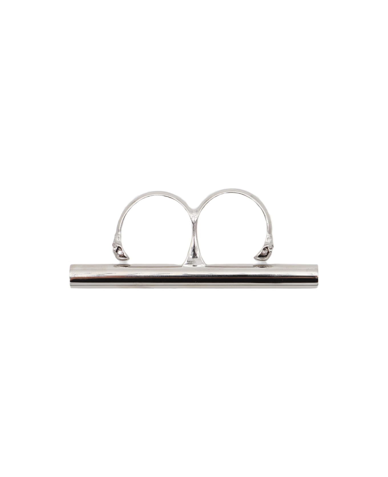 Alexander McQueen Metal Rings - Silver