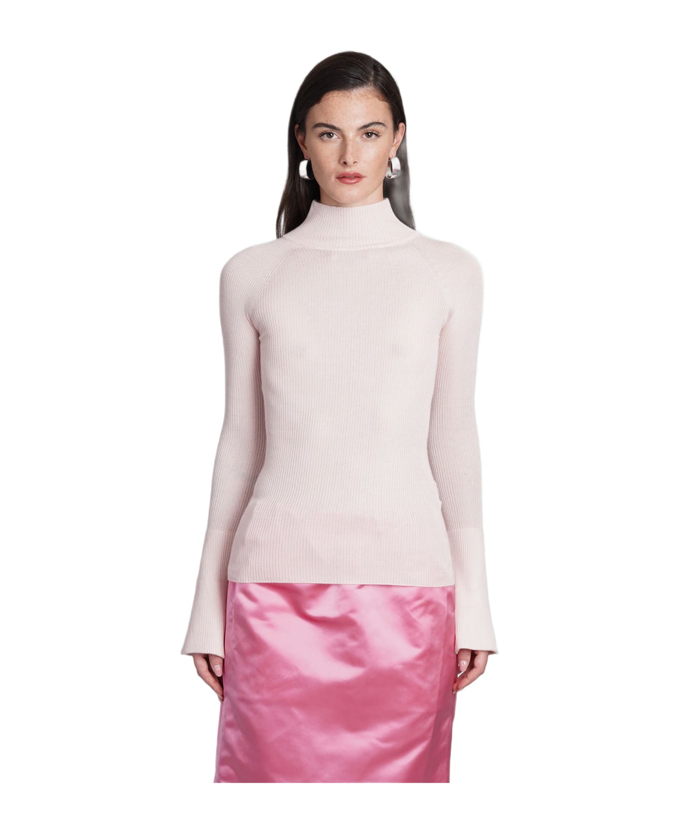 Sa Su Phi Knitwear In Rose-pink Cashmere - PINK