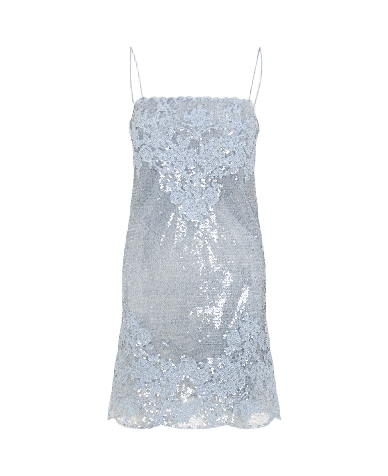 Ermanno Scervino Polyester Mini Dress - Stampa Jeans