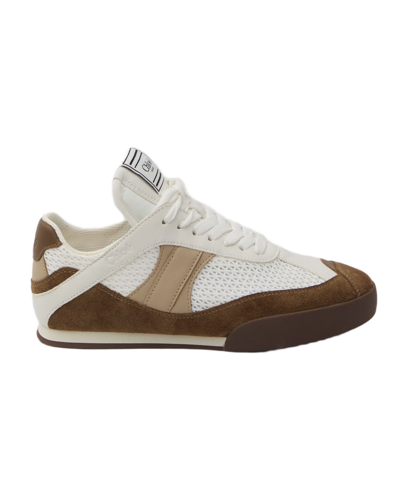 Chloé Kick Sneakers - NATURAL BROWN
