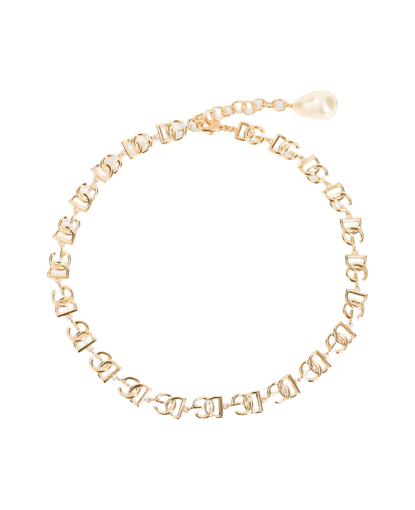 Dolce & Gabbana Dg Logo Necklace - Oro