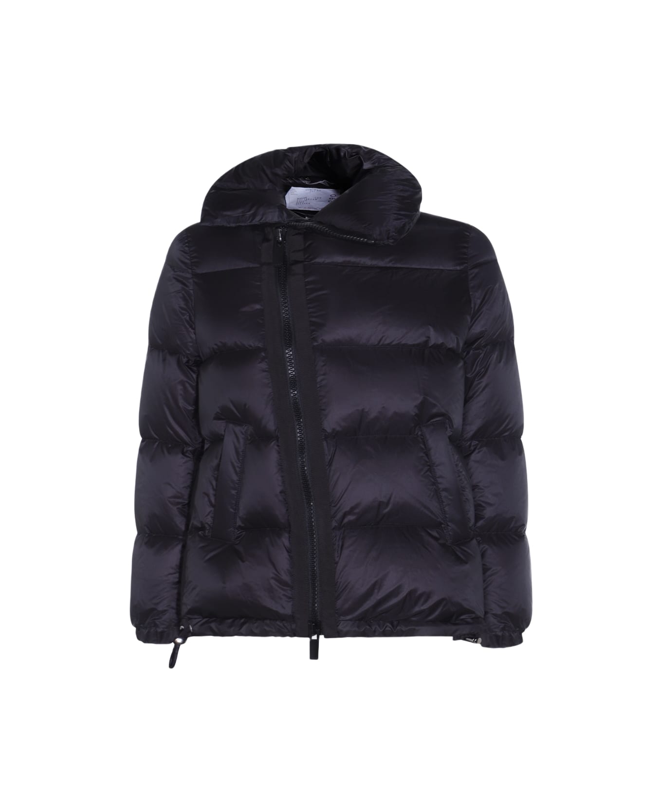 Sacai Black Nylon Down Jacket - BLACK