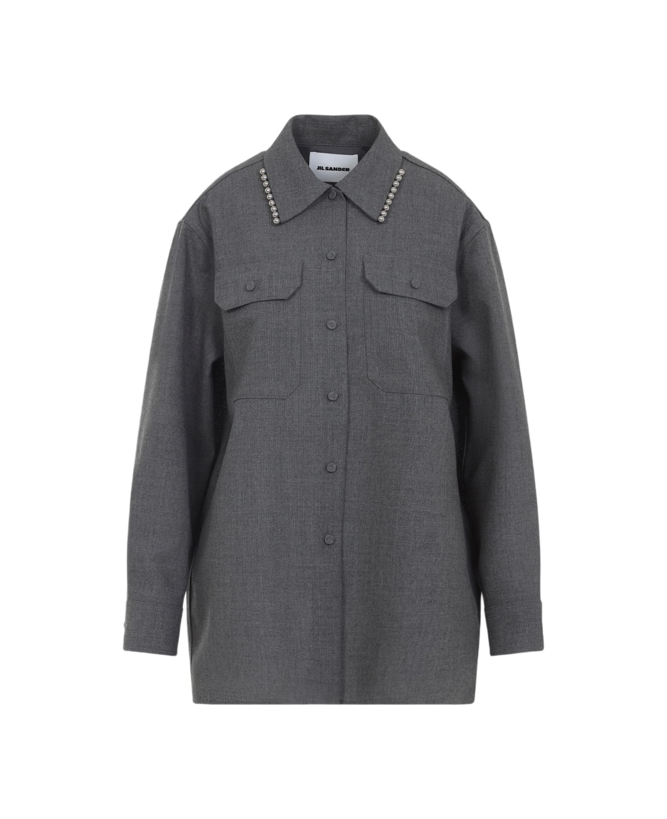 Jil Sander Wool Shirt - Volcanic Glass