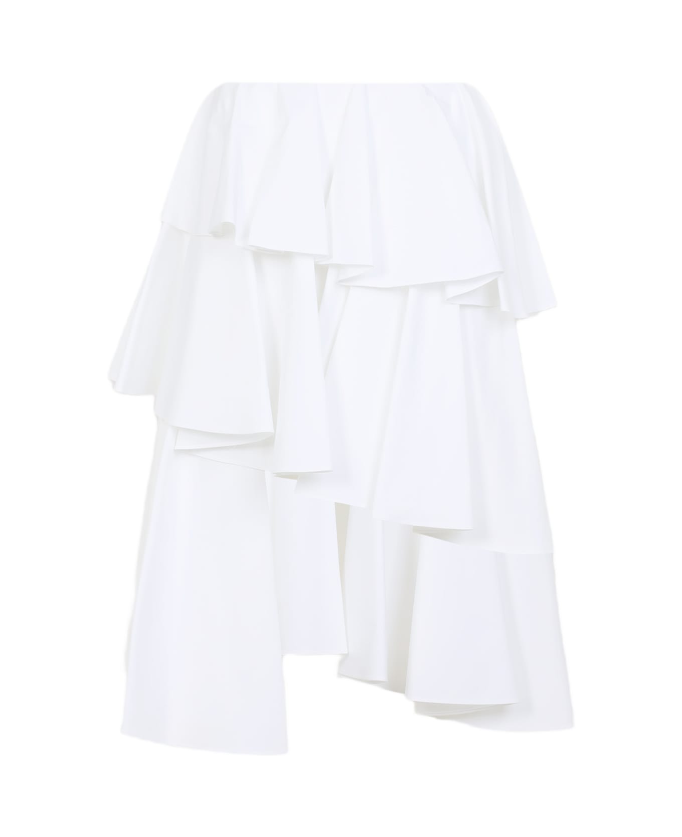 Alaia Alaïa Spiral Mini Skirt - Blanc
