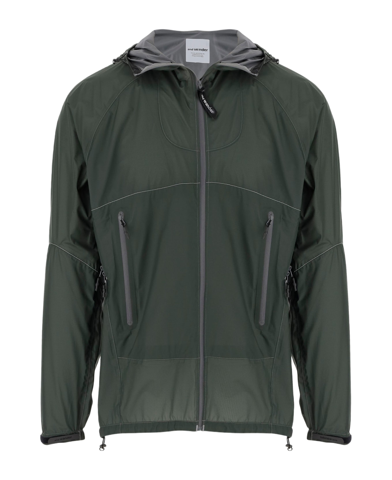 And Wander 3l Ul Rain Jacket - Green