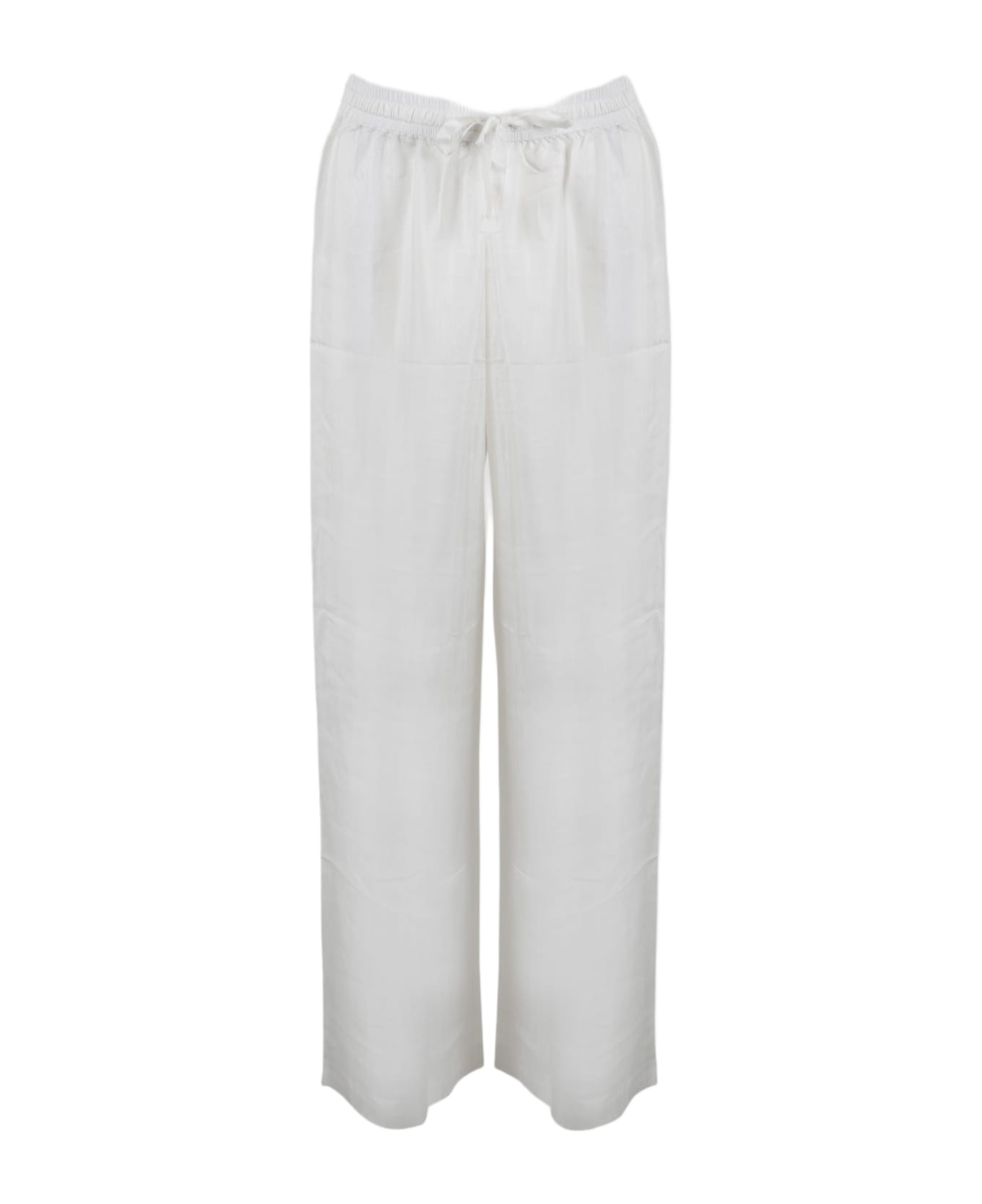 The Rose Ibiza Wide Trousers - White