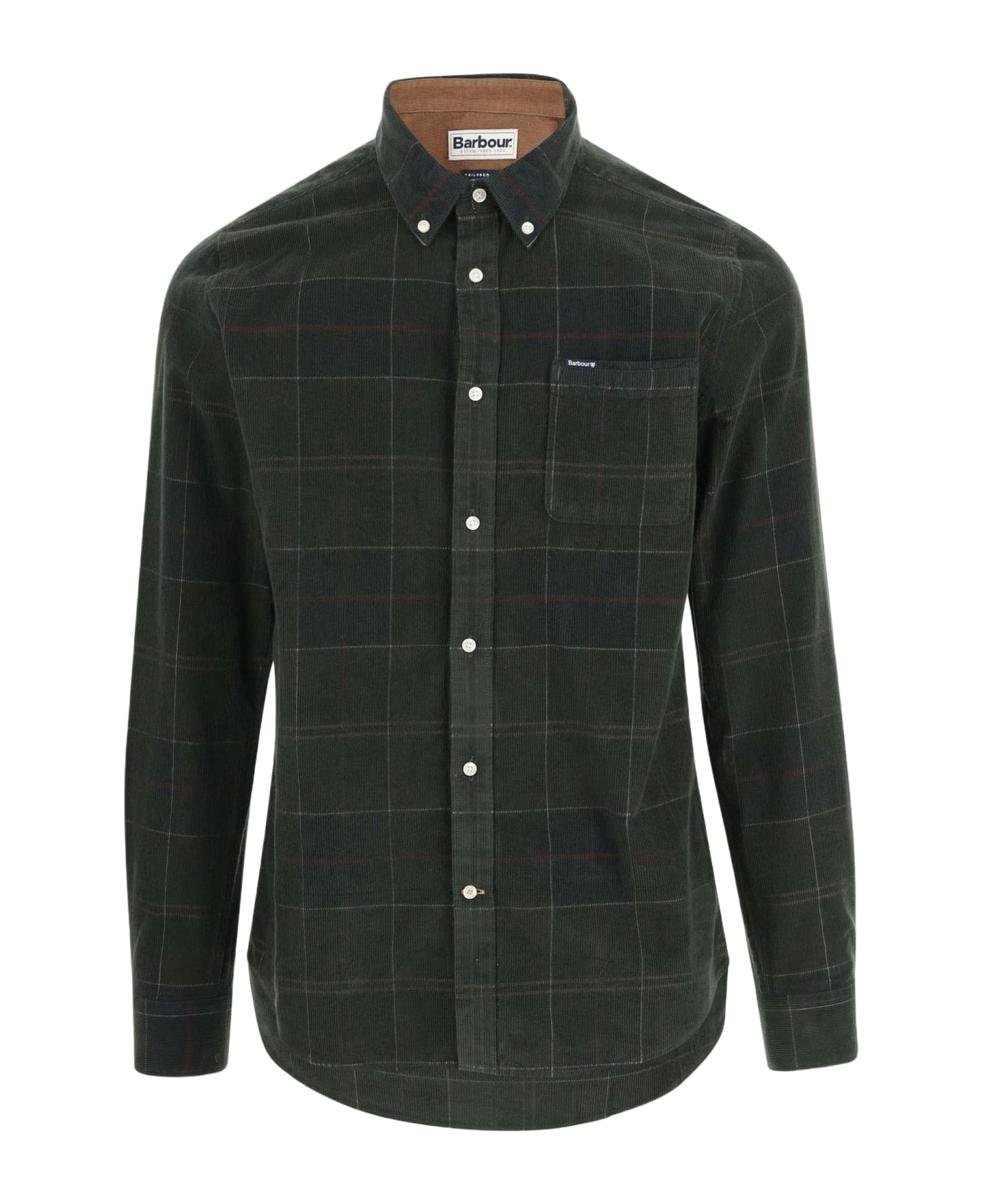 Barbour Cotton Shirt With Check Pattern - Red